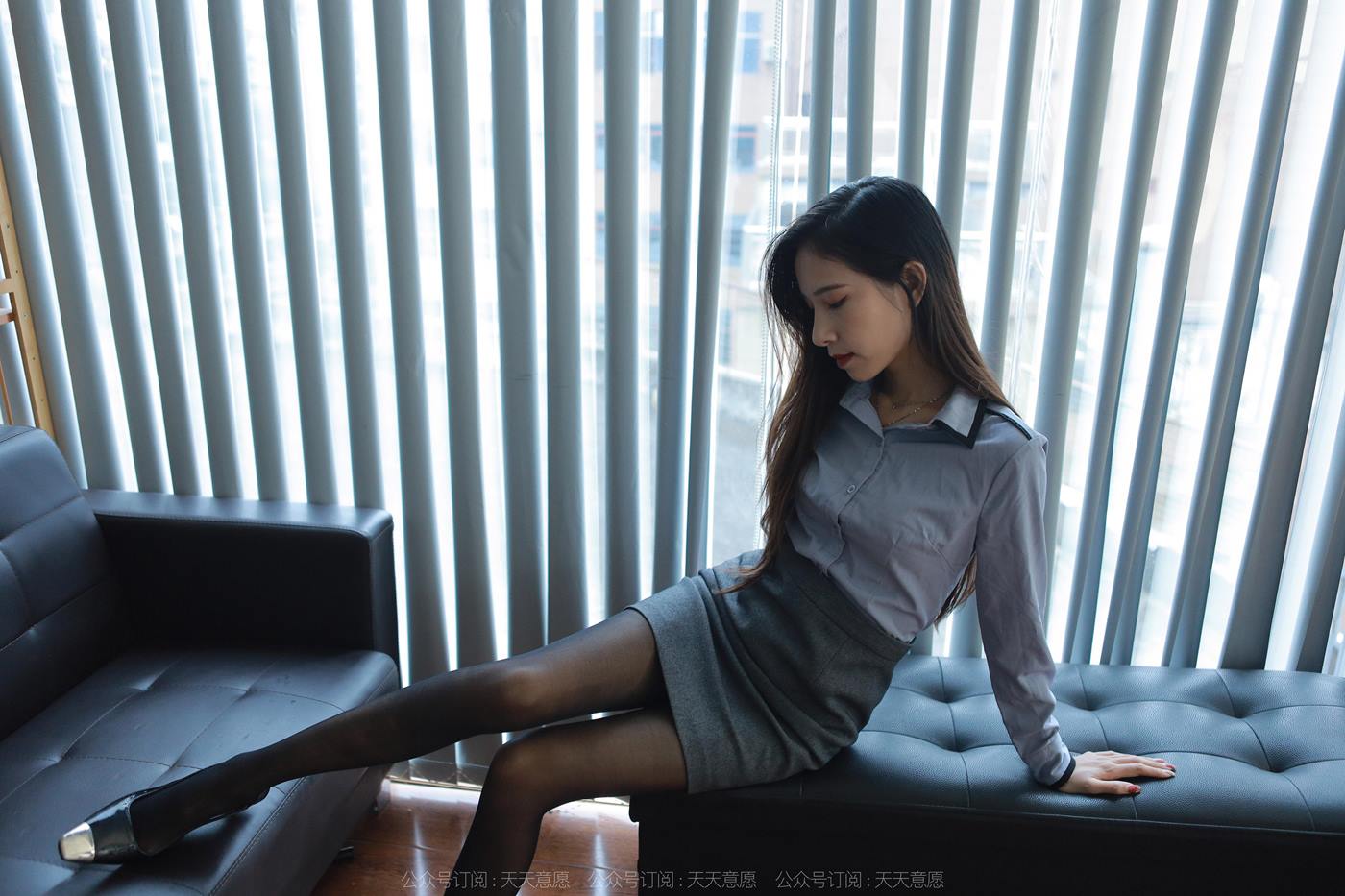 图片[21]-[IESS异思趣向] 2022.11.27 丝享家1281：美子《嘿丝灰裙》[88P] – 速更版-美库