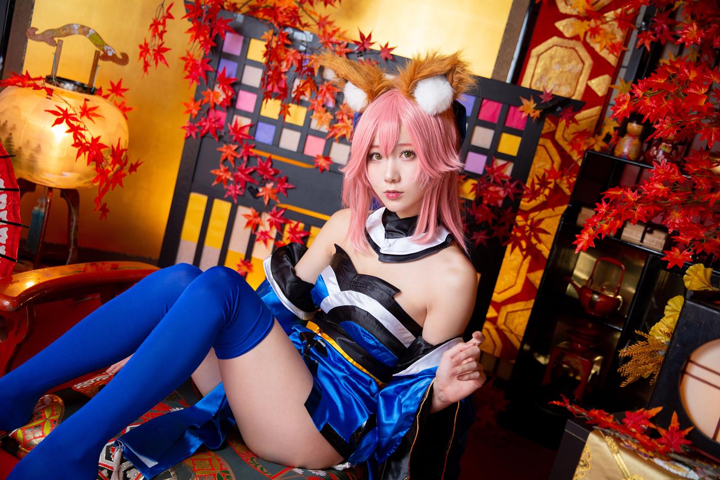 图片[42]-网紅Coser.けん研(けんけん) 玉藻降临[170P] – 速更版-美库