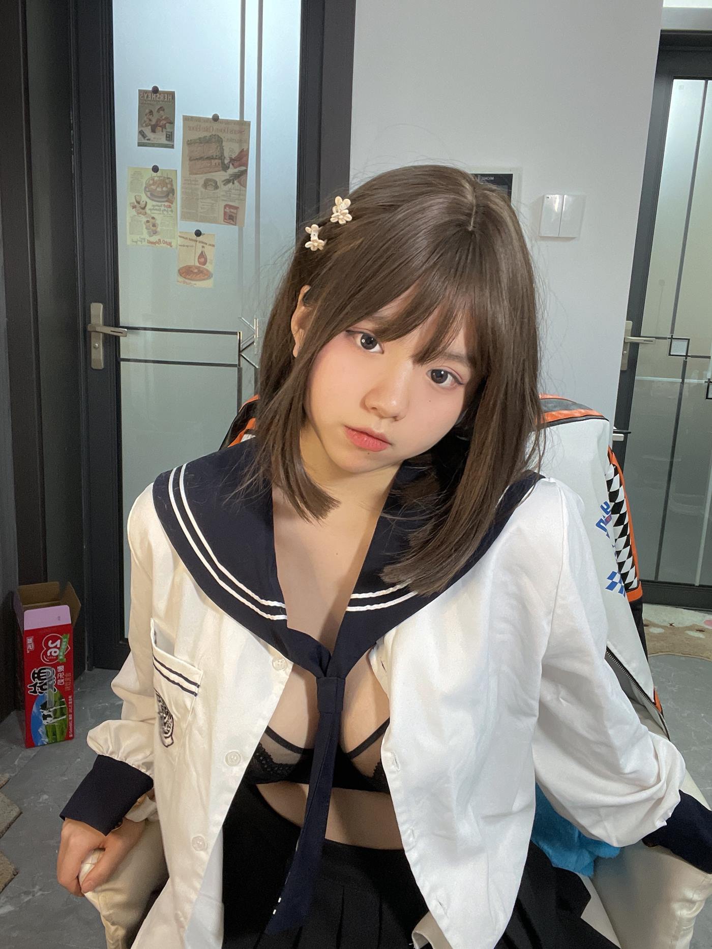 图片[10]-葱油饼  – JK女高[12P] – 速更版-美库