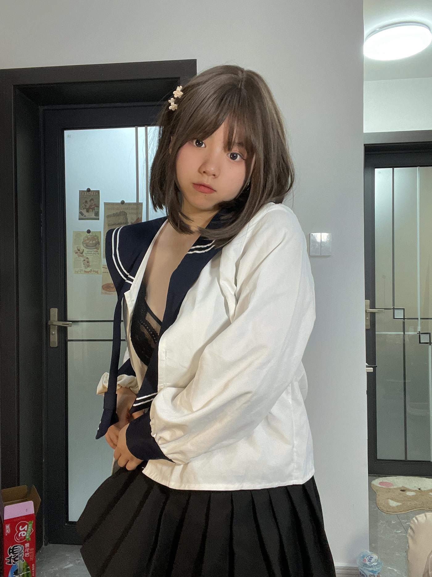 图片[13]-葱油饼  – JK女高[12P] – 速更版-美库