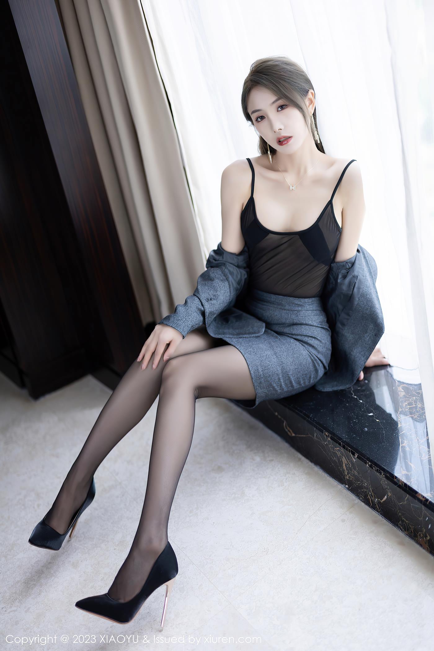 图片[10]-[XIAOYU语画界] 2023.06.05 VOL.1042 苏苏阿 黑丝Ol[50P] – 速更版-美库
