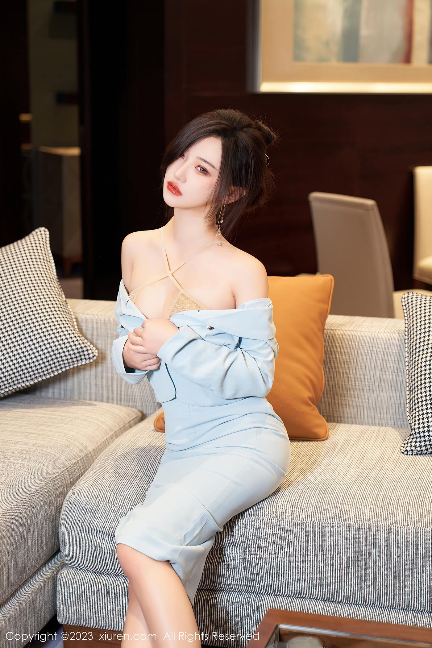 图片[28]-[Xiuren秀人网]2023.06.05 NO.6857 妙可可Cheese[27+1P] – 速更版-美库