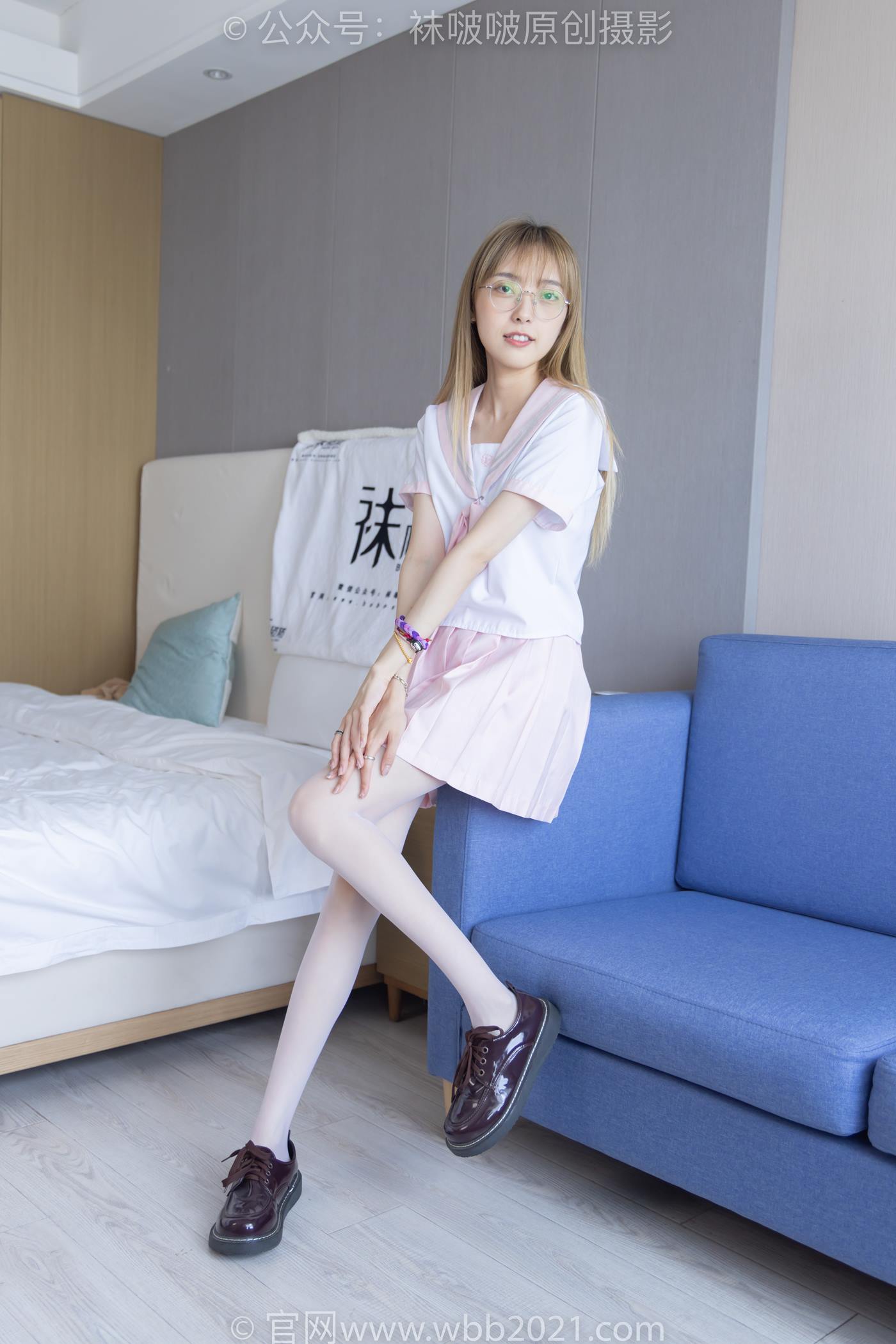 图片[15]-[BoBoSocks袜啵啵]NO.238 稚予-皮鞋、白丝、JK制服[153P] – 速更版-美库