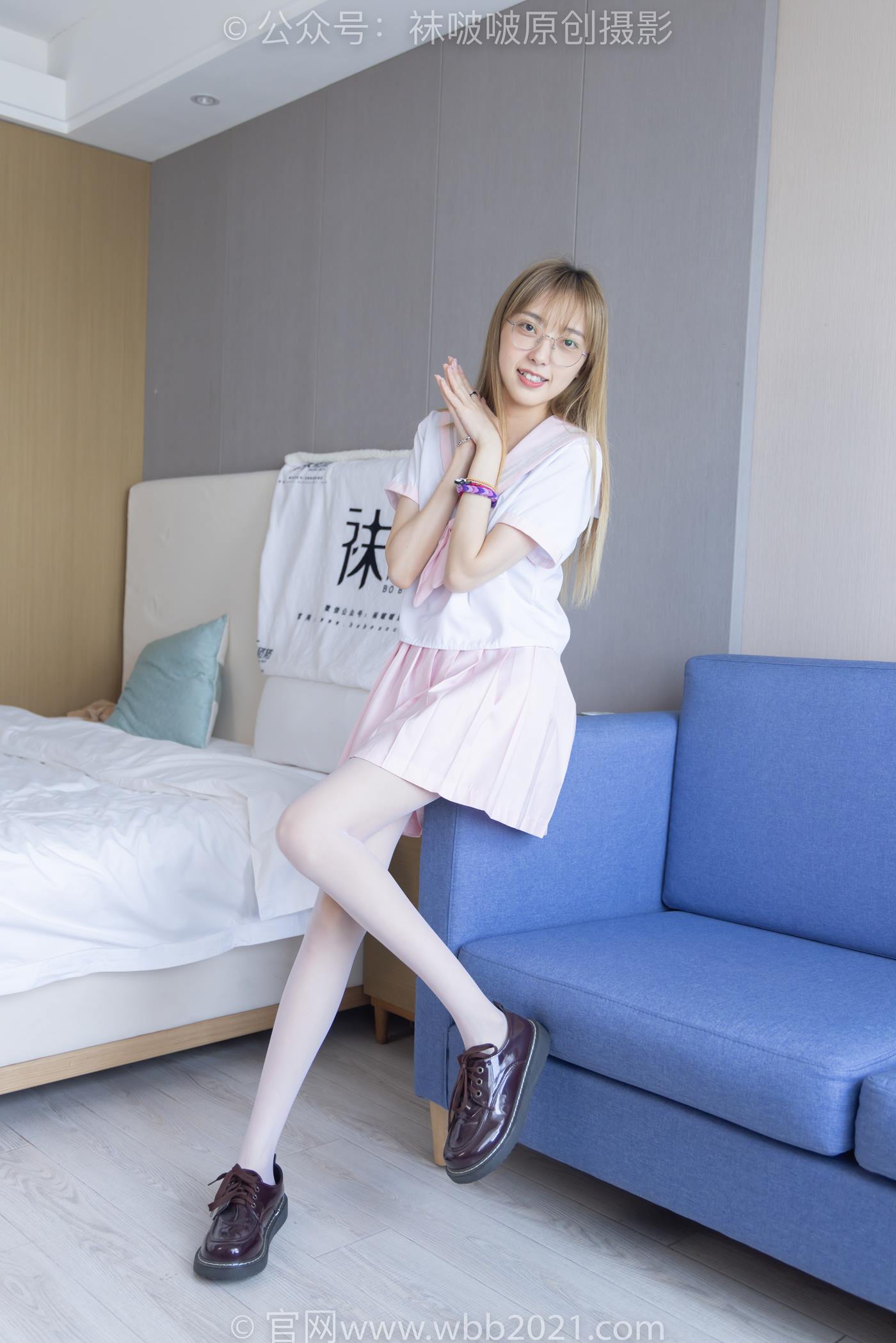 图片[16]-[BoBoSocks袜啵啵]NO.238 稚予-皮鞋、白丝、JK制服[153P] – 速更版-美库