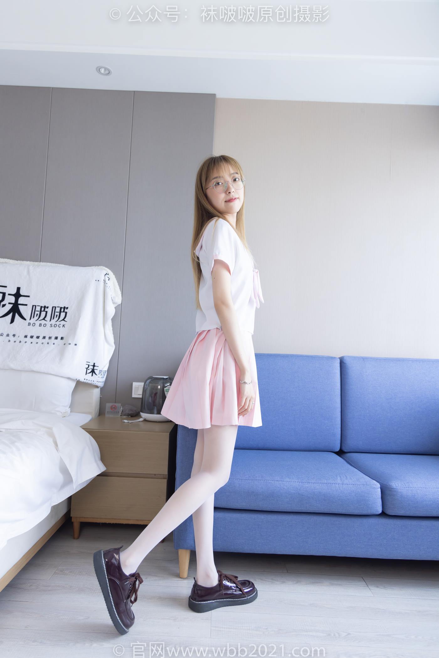 图片[27]-[BoBoSocks袜啵啵]NO.238 稚予-皮鞋、白丝、JK制服[153P] – 速更版-美库