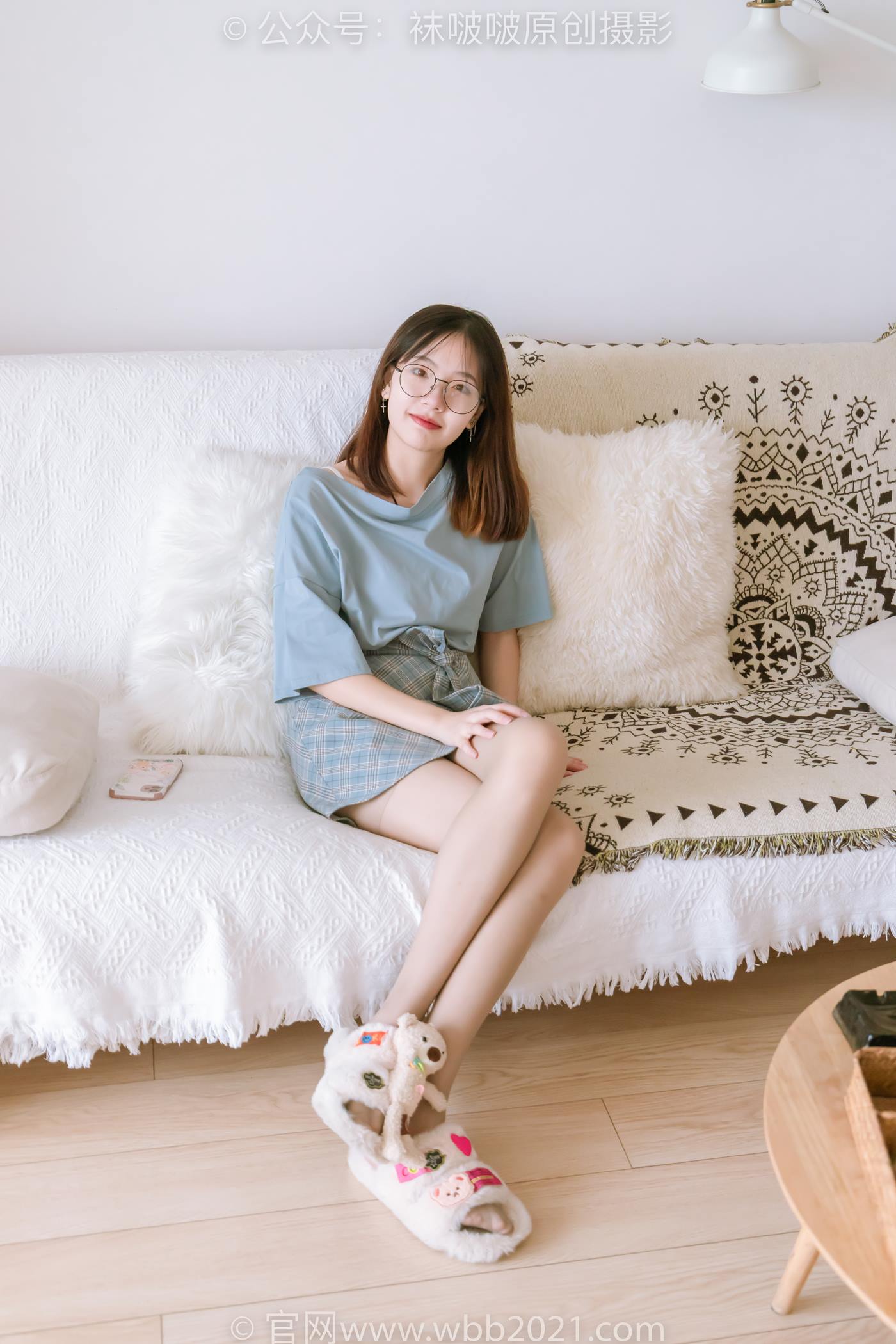 图片[11]-[BoBoSocks袜啵啵]NO.239 小甜豆-棉拖鞋、灰丝、裸足[139P] – 速更版-美库