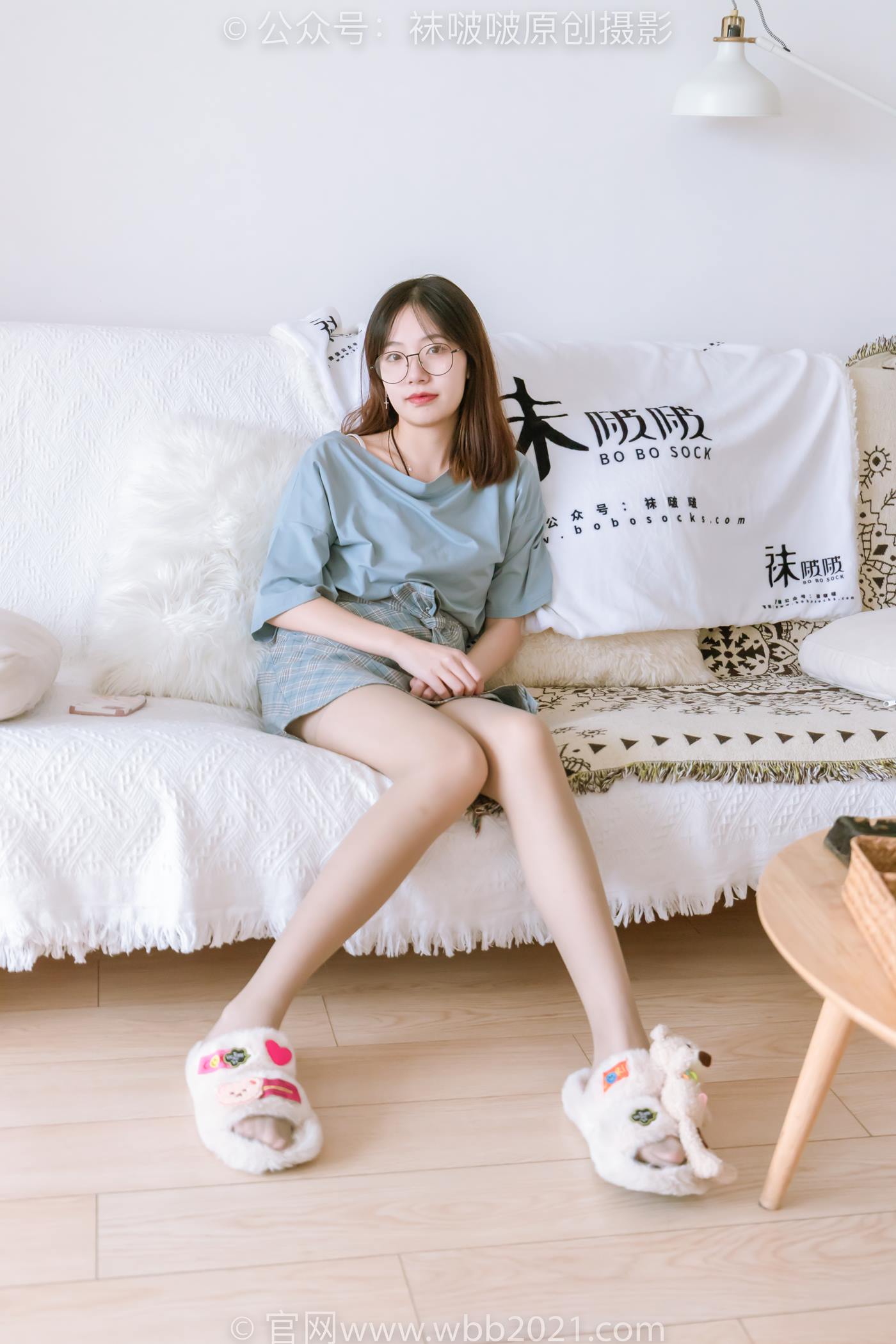图片[14]-[BoBoSocks袜啵啵]NO.239 小甜豆-棉拖鞋、灰丝、裸足[139P] – 速更版-美库