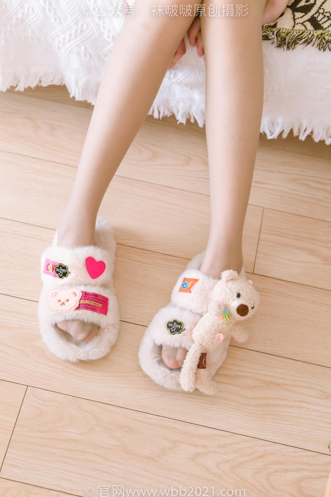 图片[18]-[BoBoSocks袜啵啵]NO.239 小甜豆-棉拖鞋、灰丝、裸足[139P] – 速更版-美库