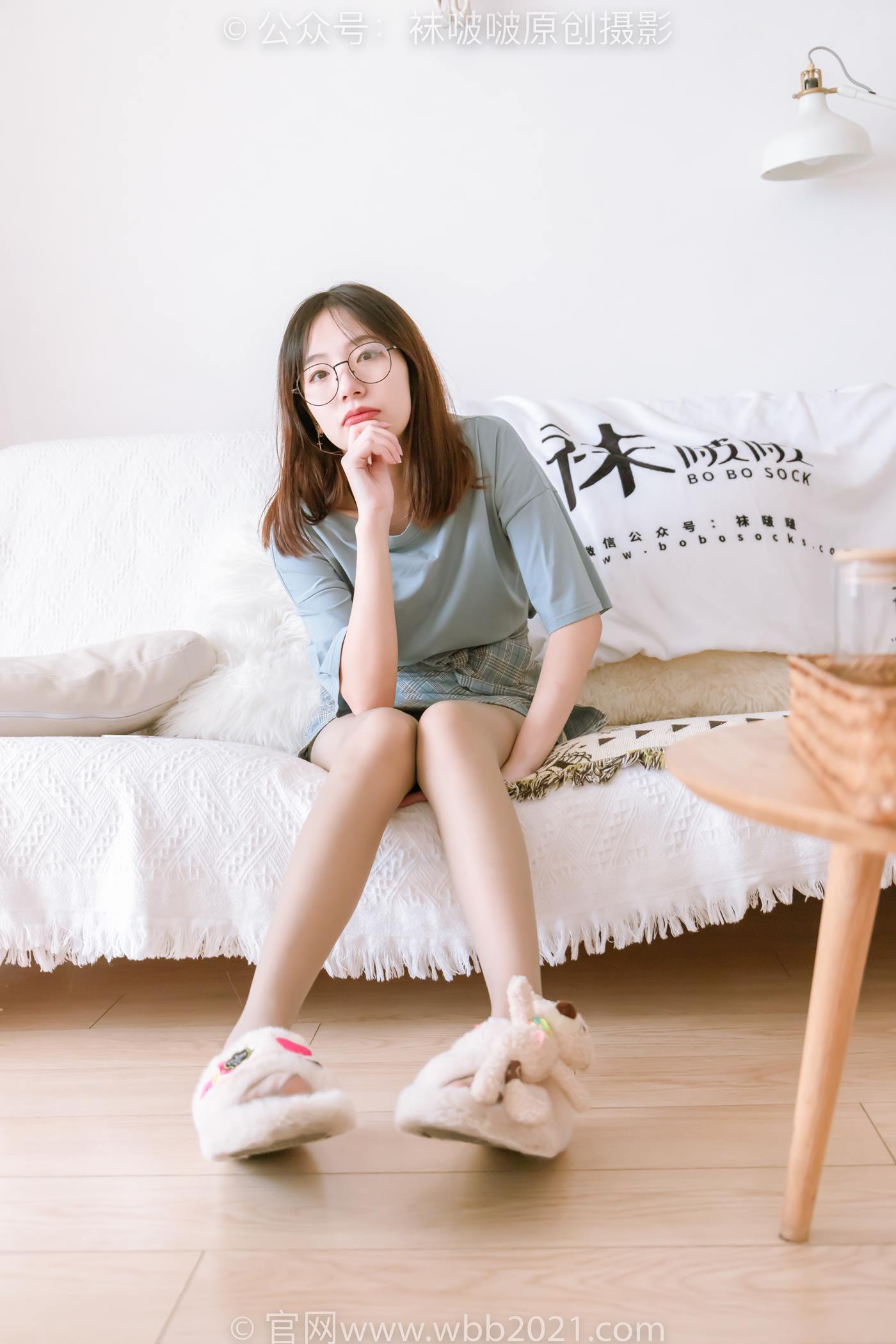 图片[20]-[BoBoSocks袜啵啵]NO.239 小甜豆-棉拖鞋、灰丝、裸足[139P] – 速更版-美库