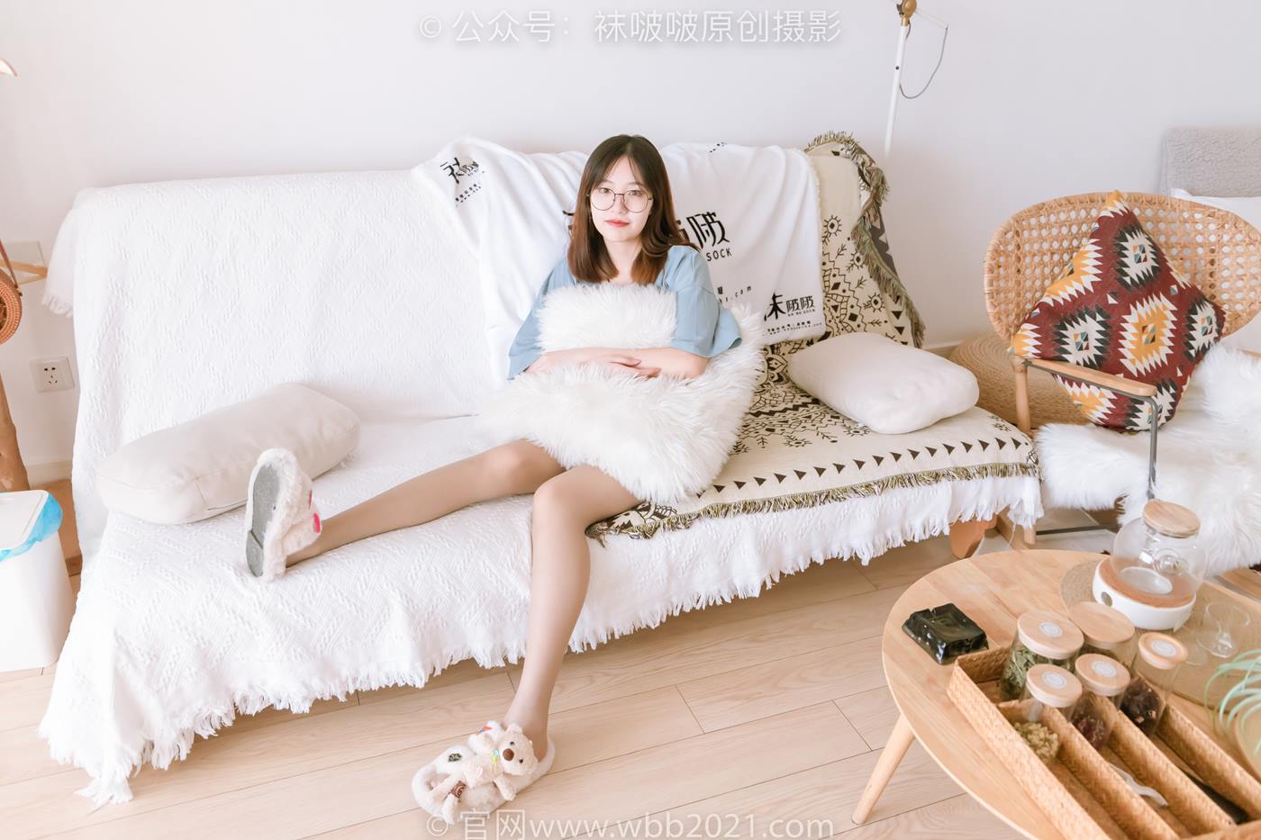 图片[24]-[BoBoSocks袜啵啵]NO.239 小甜豆-棉拖鞋、灰丝、裸足[139P] – 速更版-美库