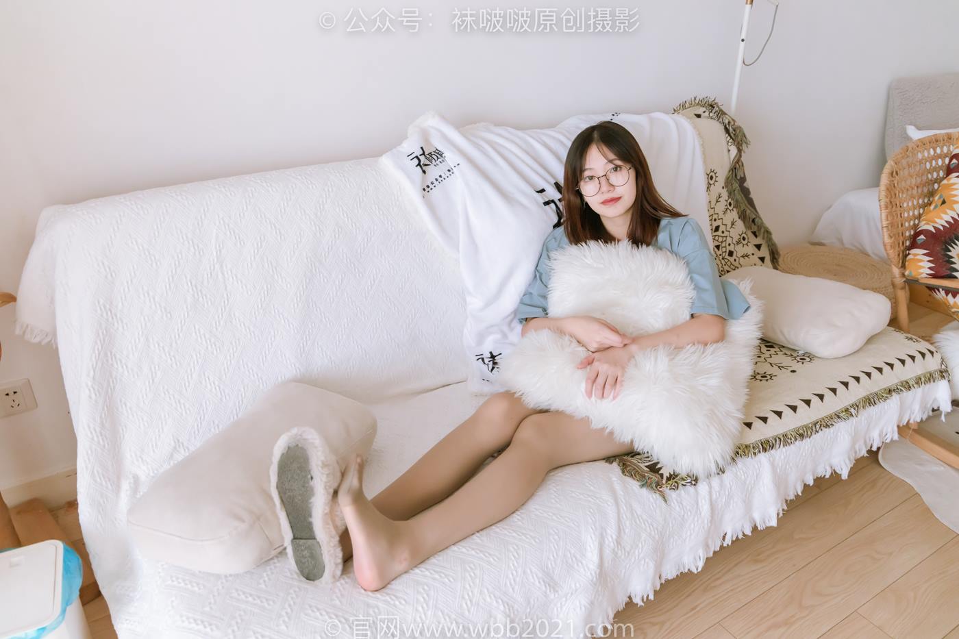 图片[30]-[BoBoSocks袜啵啵]NO.239 小甜豆-棉拖鞋、灰丝、裸足[139P] – 速更版-美库