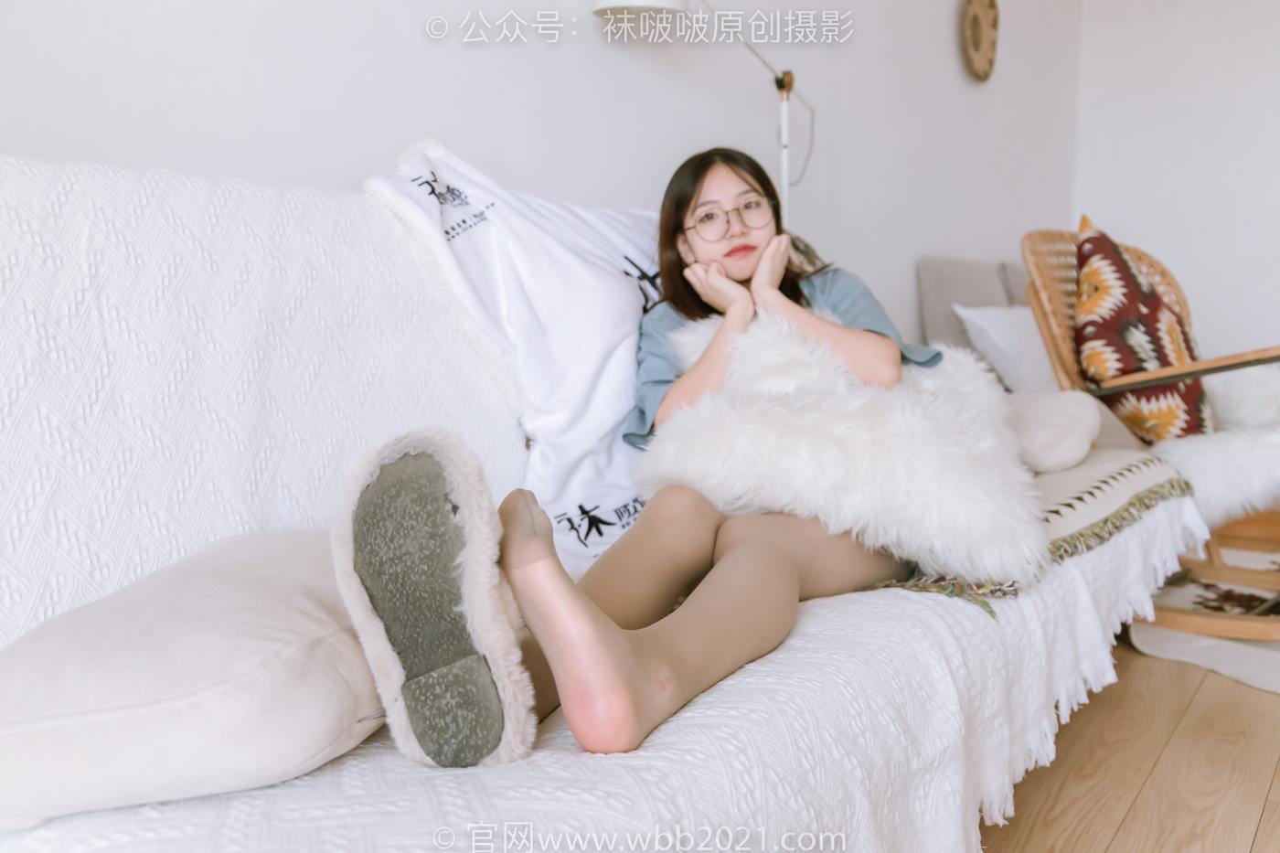 图片[31]-[BoBoSocks袜啵啵]NO.239 小甜豆-棉拖鞋、灰丝、裸足[139P] – 速更版-美库