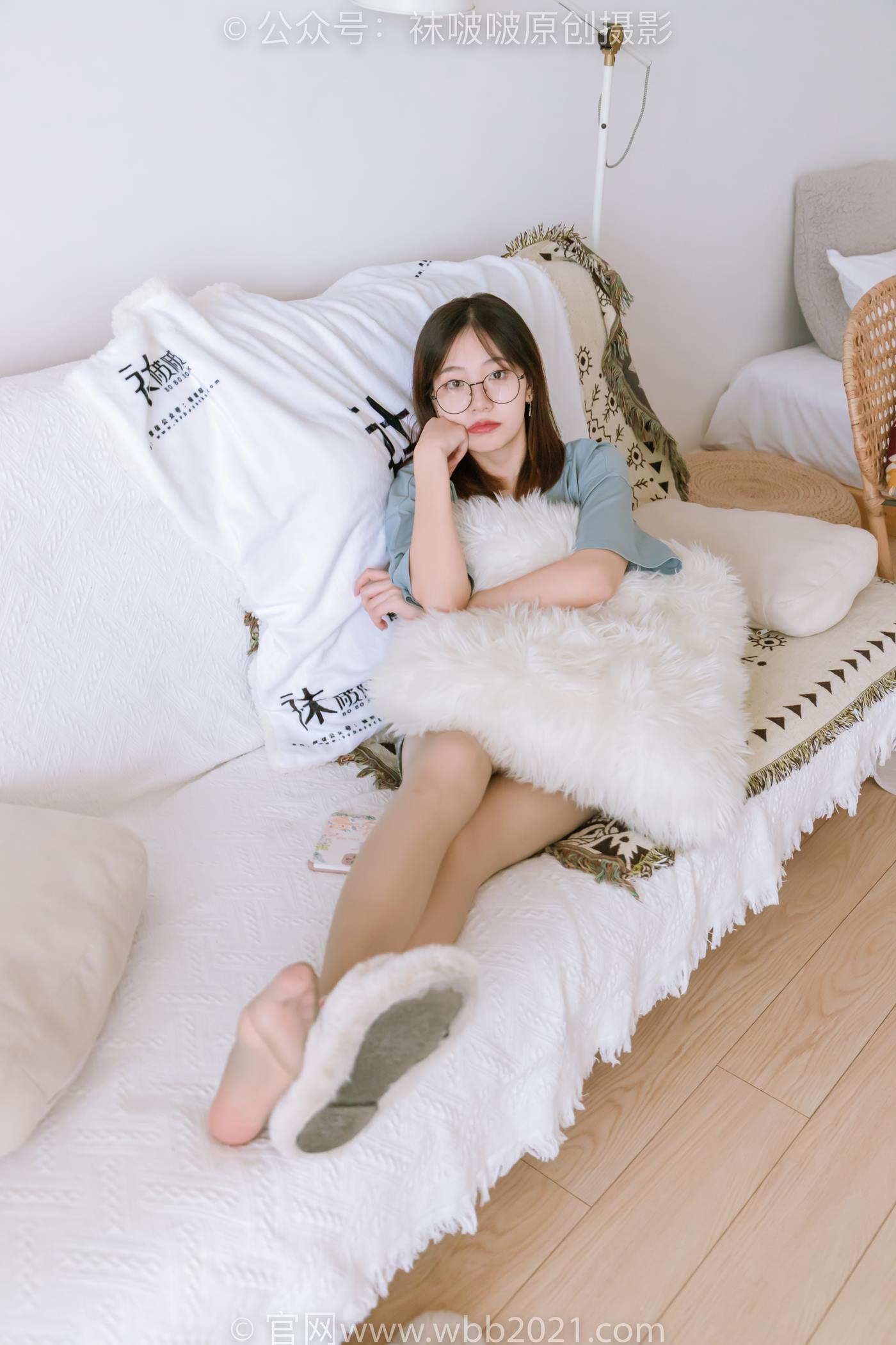 图片[34]-[BoBoSocks袜啵啵]NO.239 小甜豆-棉拖鞋、灰丝、裸足[139P] – 速更版-美库