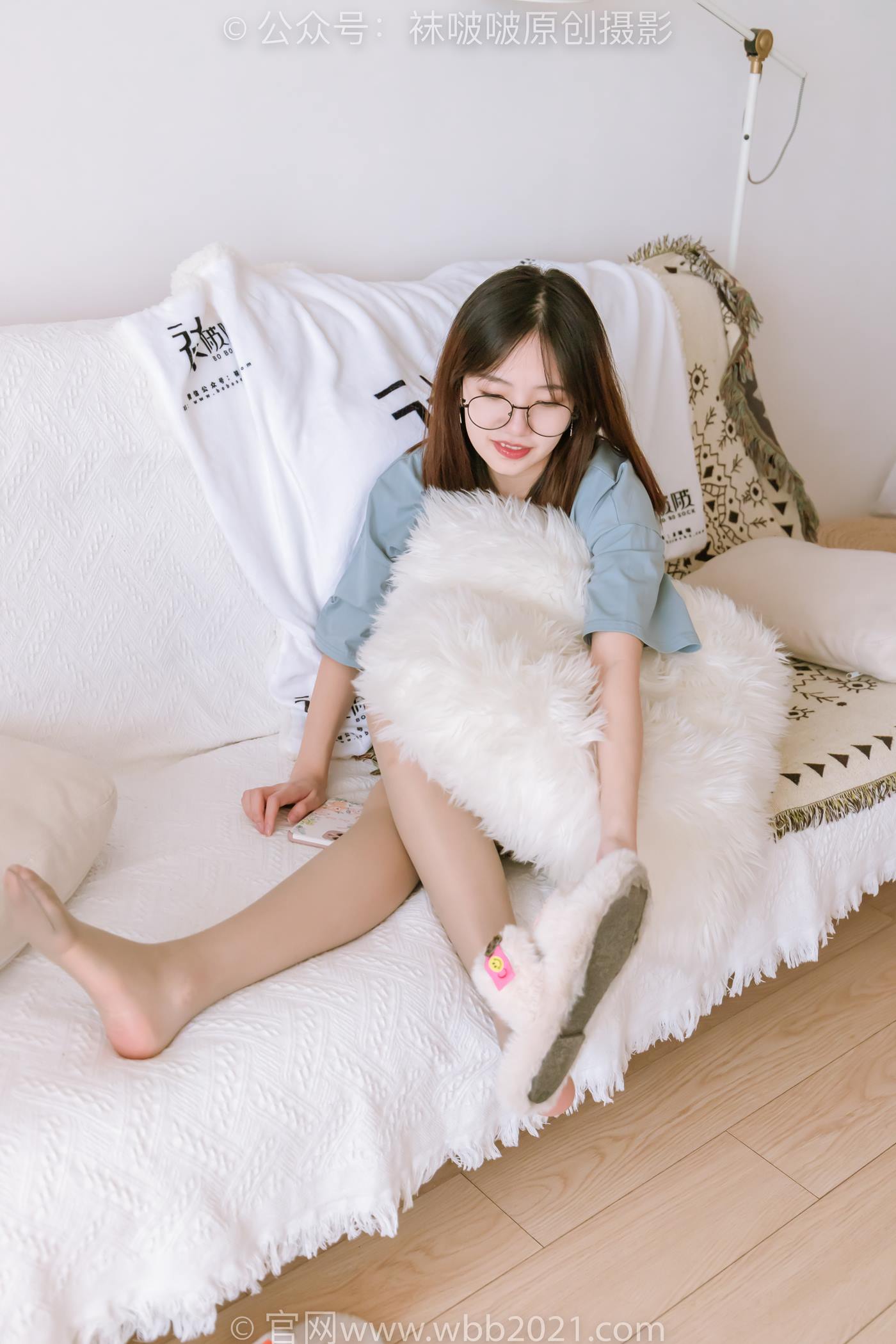 图片[36]-[BoBoSocks袜啵啵]NO.239 小甜豆-棉拖鞋、灰丝、裸足[139P] – 速更版-美库