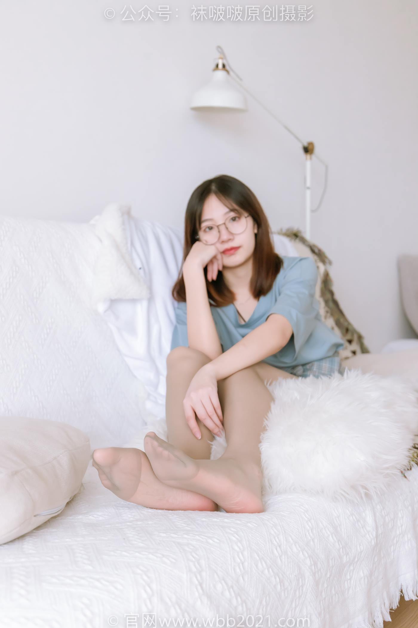 图片[41]-[BoBoSocks袜啵啵]NO.239 小甜豆-棉拖鞋、灰丝、裸足[139P] – 速更版-美库