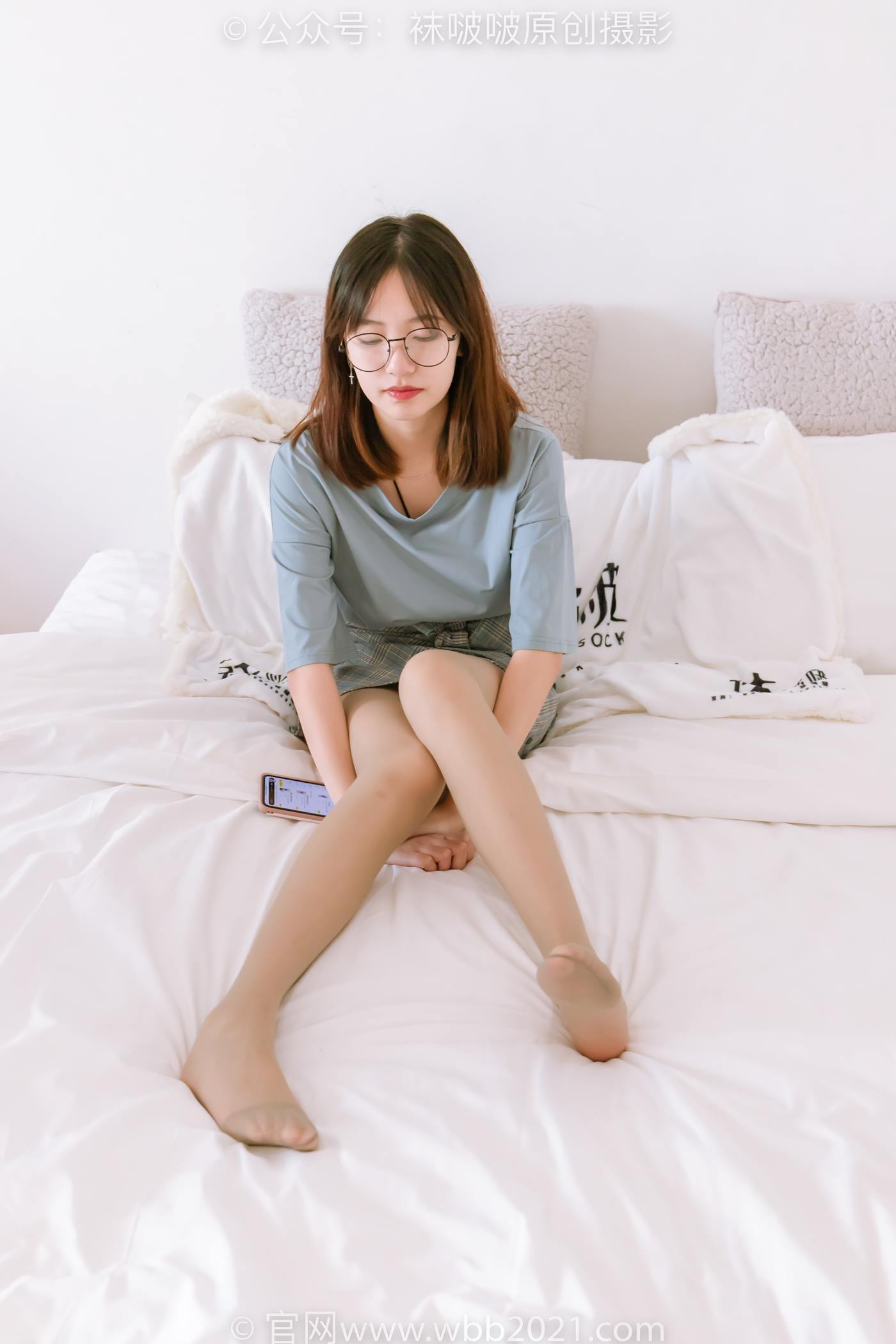 图片[61]-[BoBoSocks袜啵啵]NO.239 小甜豆-棉拖鞋、灰丝、裸足[139P] – 速更版-美库