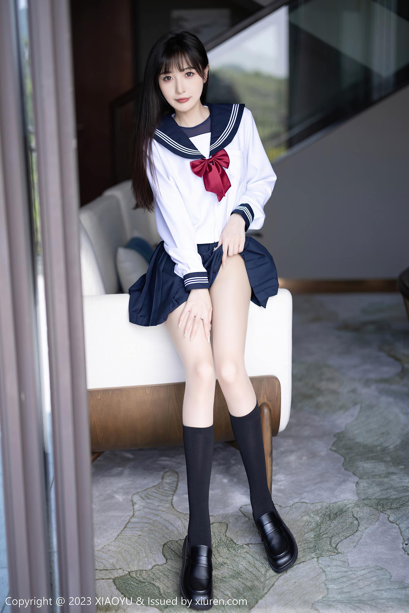 图片[12]-[XIAOYU语画界] 2023.06.08 VOL.1045 林星阑 制服美腿[45P] – 速更版-美库