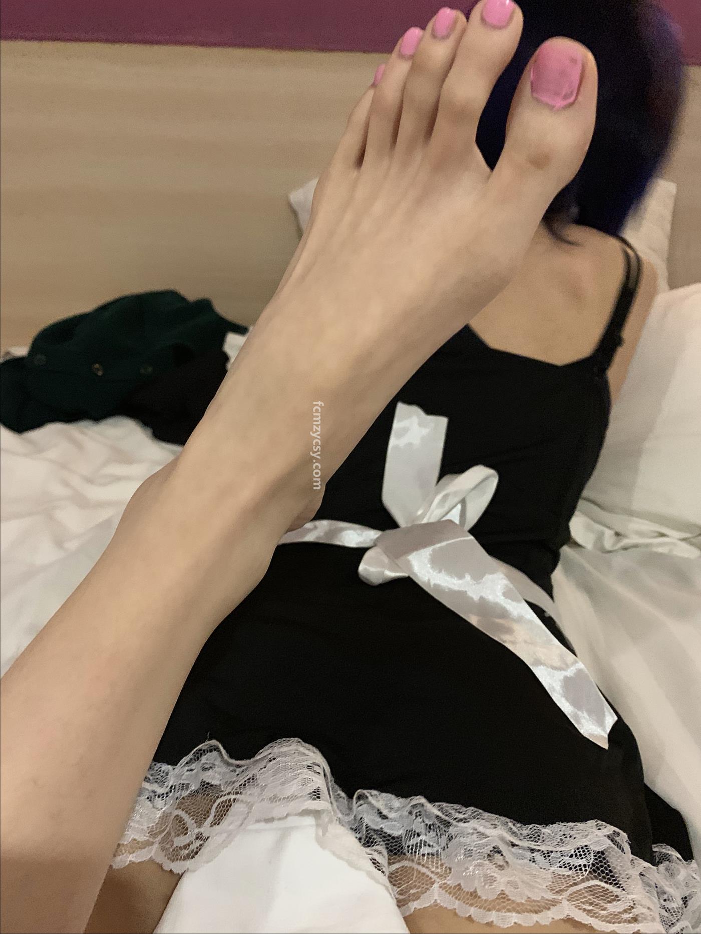 图片[100]-FCMZ原创学生足模摄影 No.078 女仆粉色指甲 [160P] – 速更版-美库