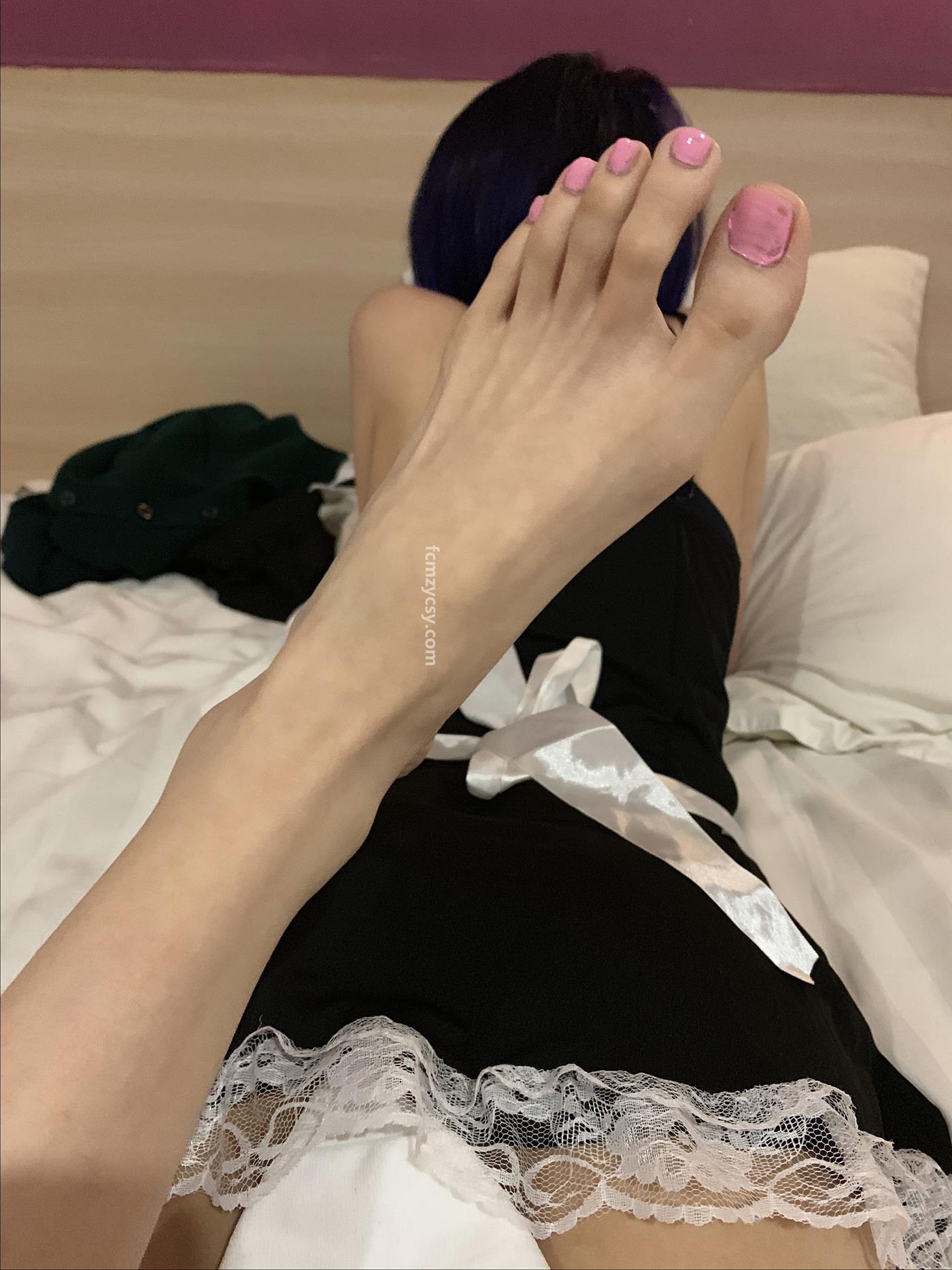 图片[101]-FCMZ原创学生足模摄影 No.078 女仆粉色指甲 [160P] – 速更版-美库