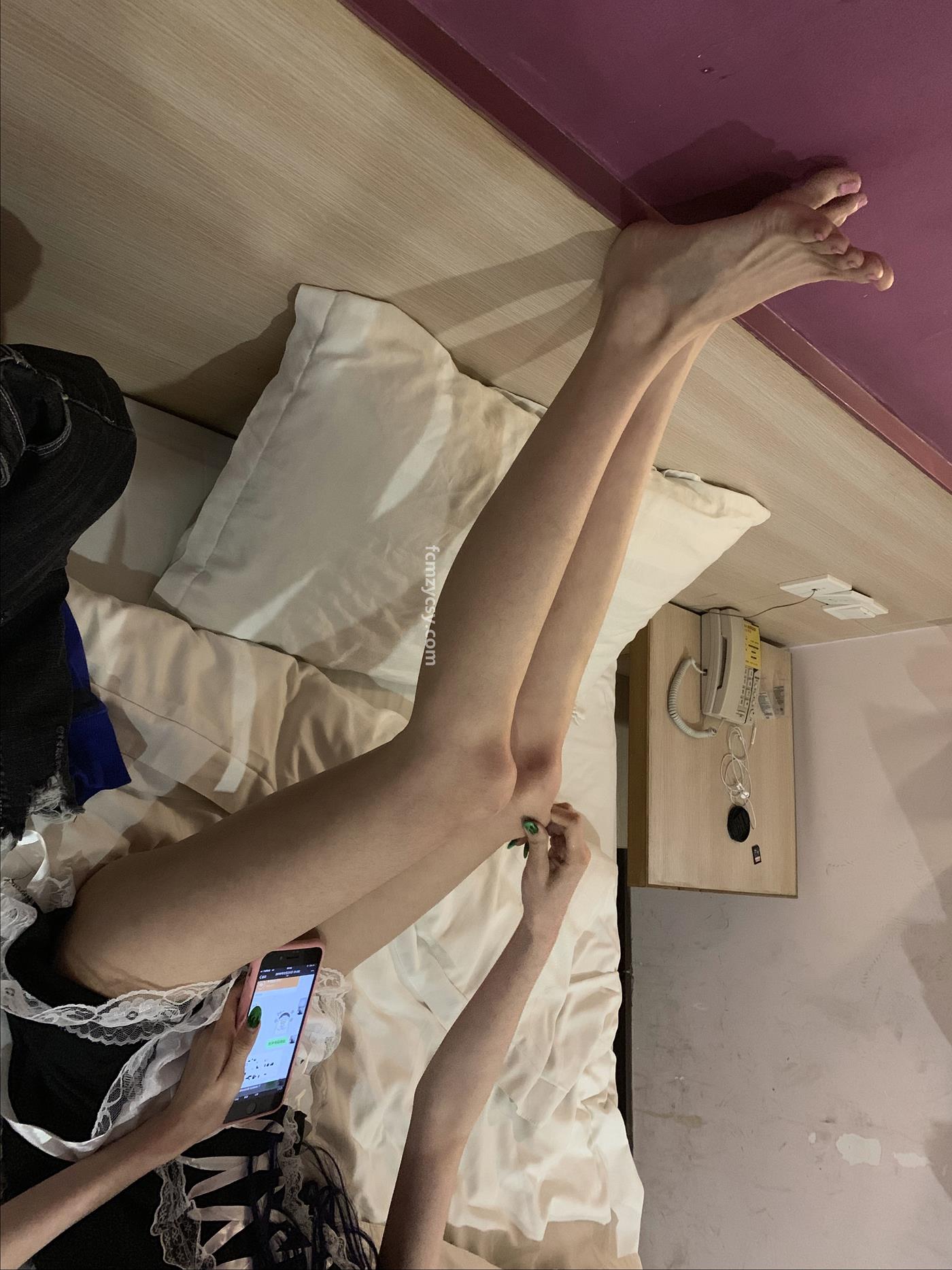 图片[116]-FCMZ原创学生足模摄影 No.078 女仆粉色指甲 [160P] – 速更版-美库