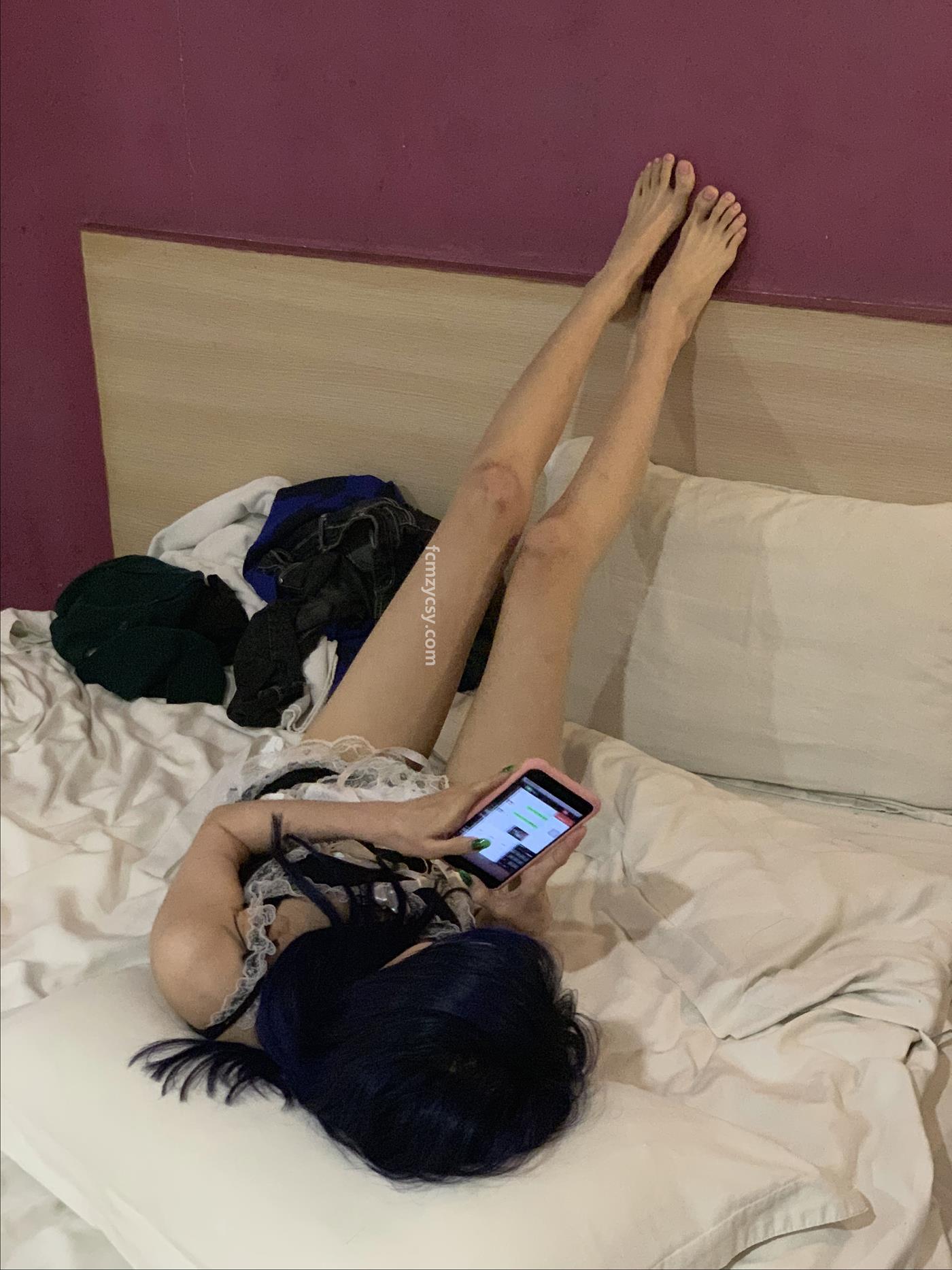 图片[139]-FCMZ原创学生足模摄影 No.078 女仆粉色指甲 [160P] – 速更版-美库