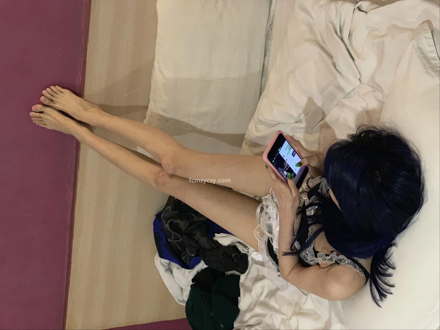 图片[140]-FCMZ原创学生足模摄影 No.078 女仆粉色指甲 [160P] – 速更版-美库