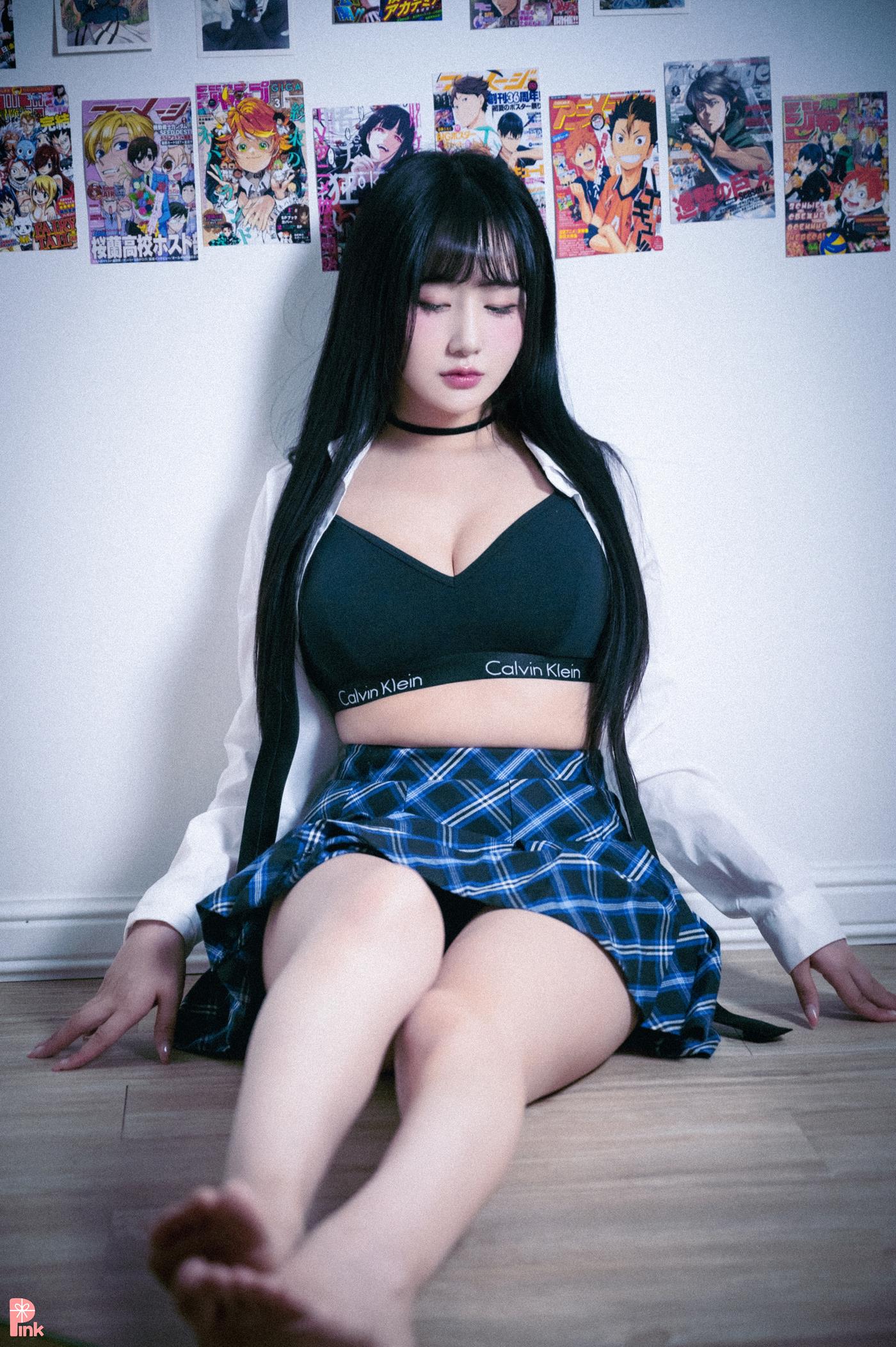 图片[10]-[PINK] Jina – Jina’s school uniform life[104P] – 速更版-美库