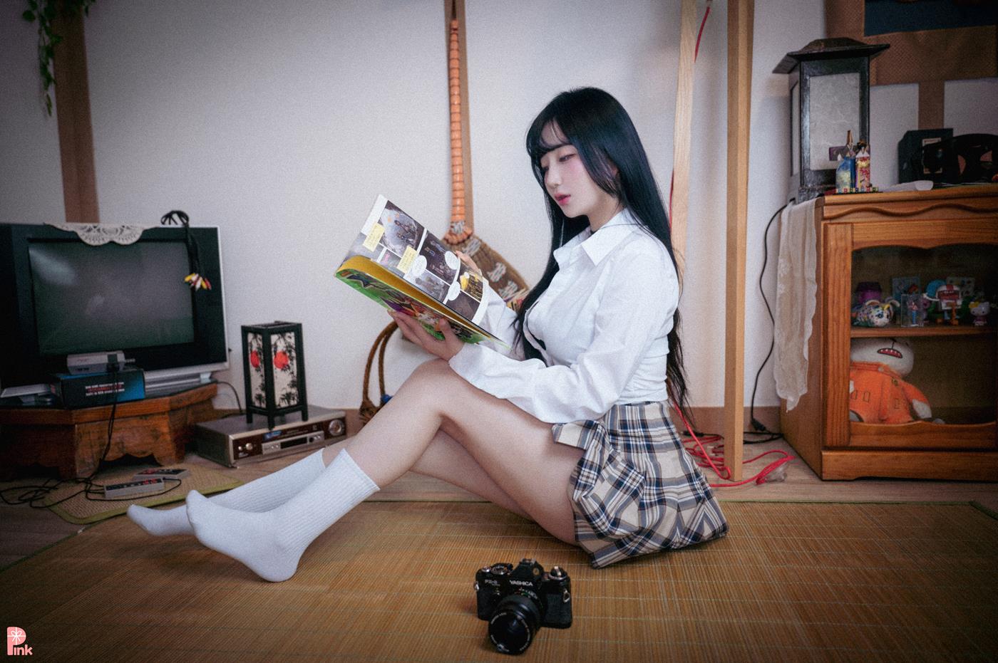 图片[35]-[PINK] Jina – Jina’s school uniform life[104P] – 速更版-美库