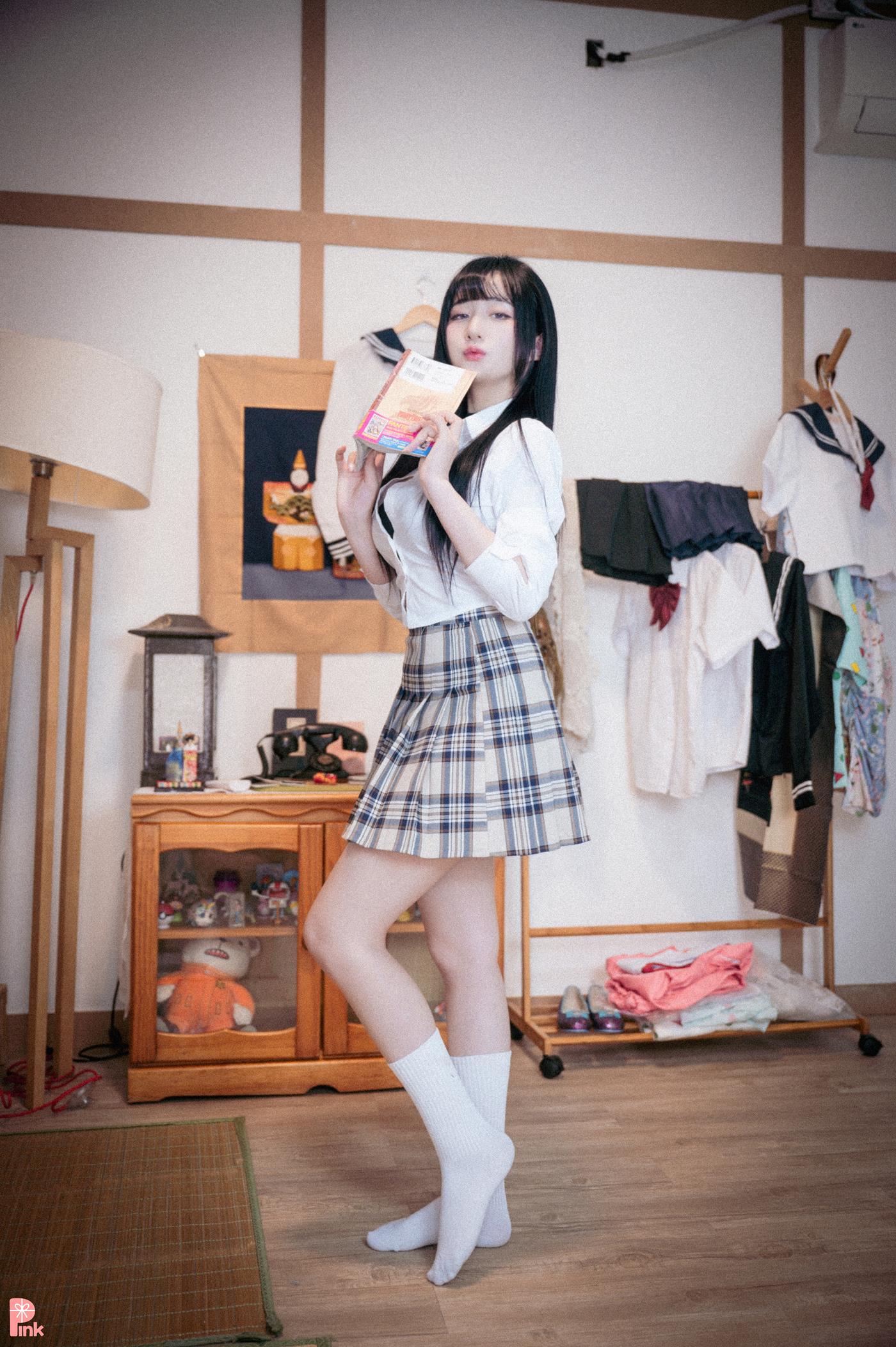 图片[63]-[PINK] Jina – Jina’s school uniform life[104P] – 速更版-美库