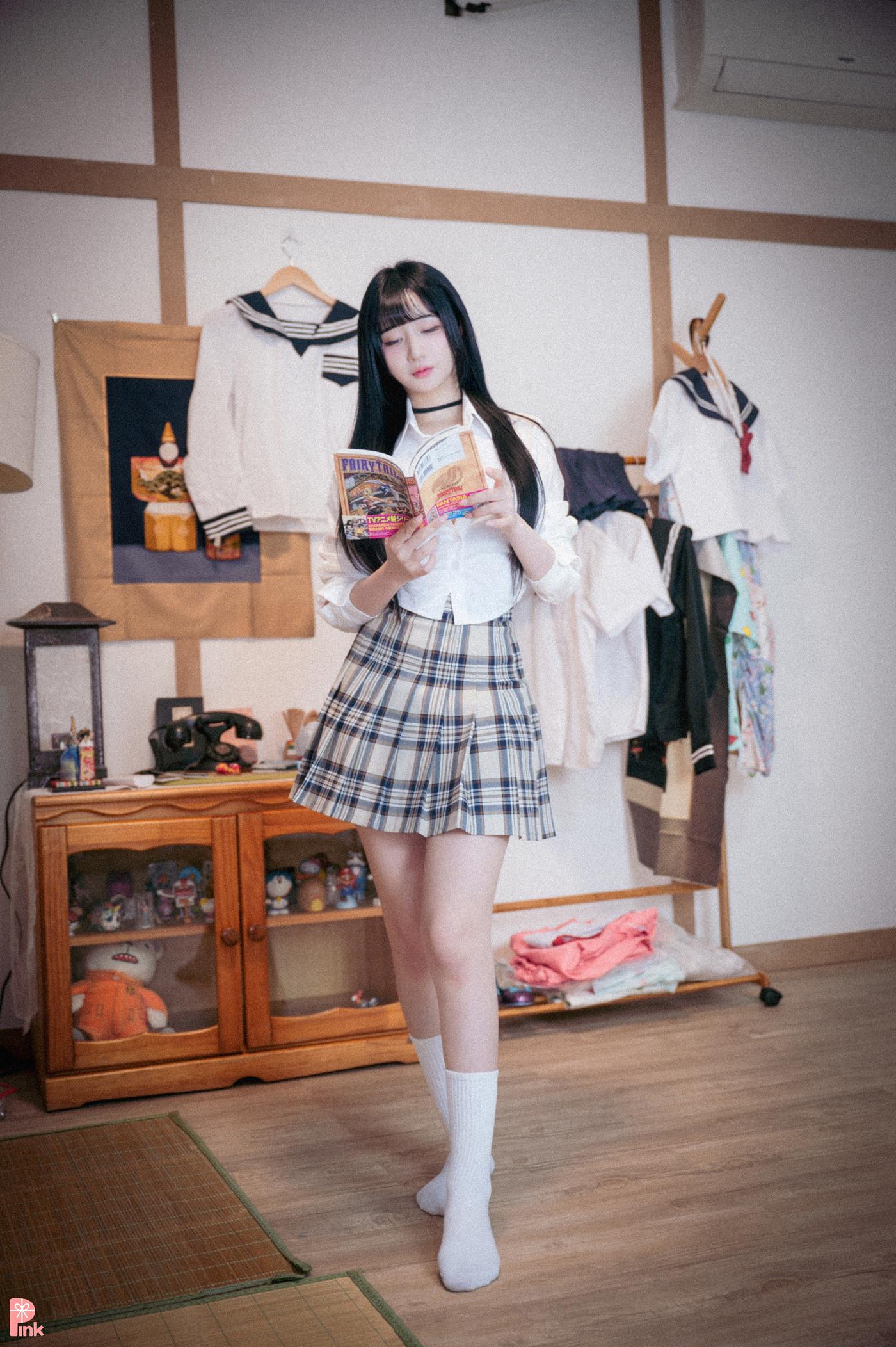 图片[64]-[PINK] Jina – Jina’s school uniform life[104P] – 速更版-美库
