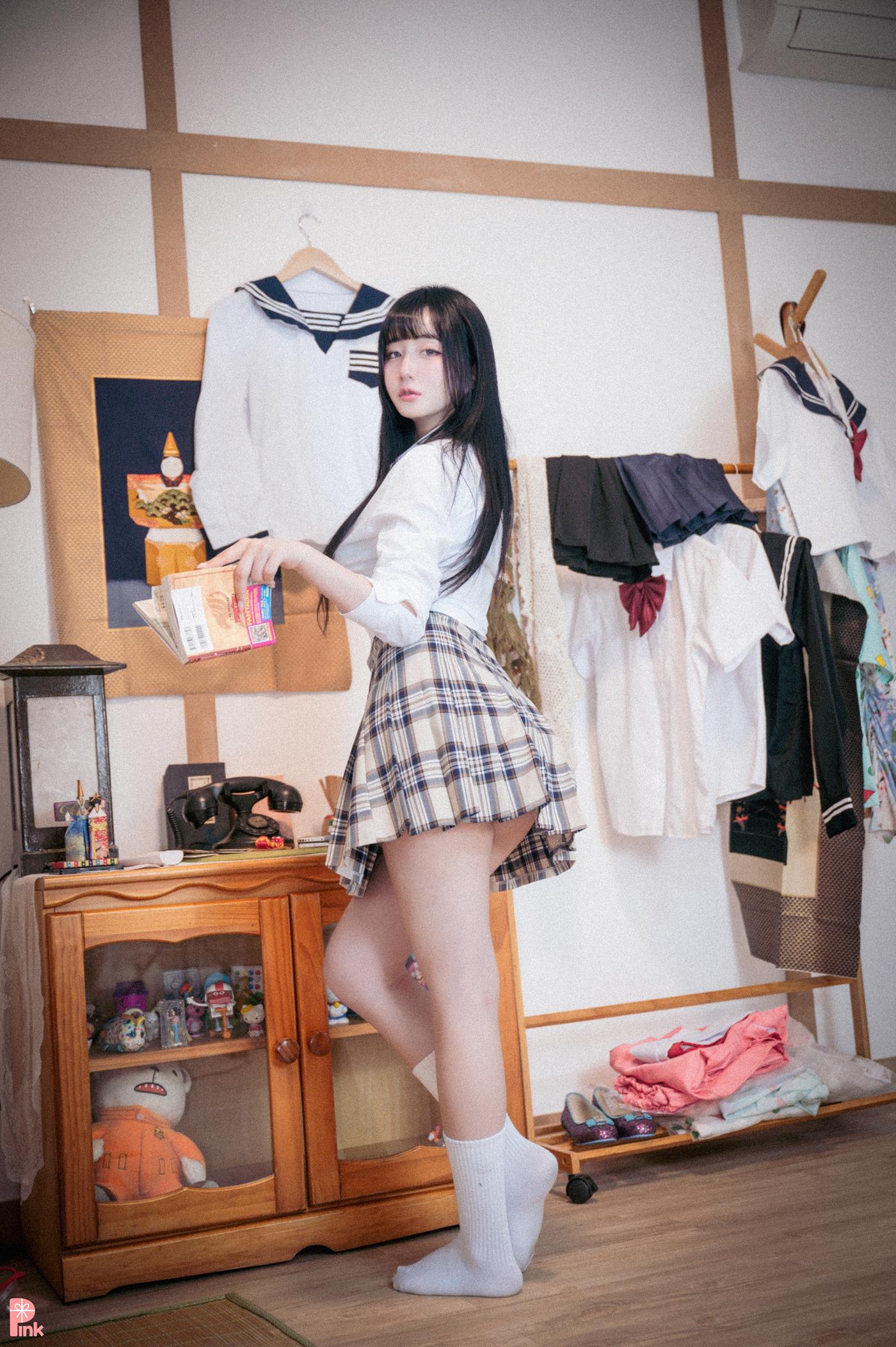 图片[65]-[PINK] Jina – Jina’s school uniform life[104P] – 速更版-美库