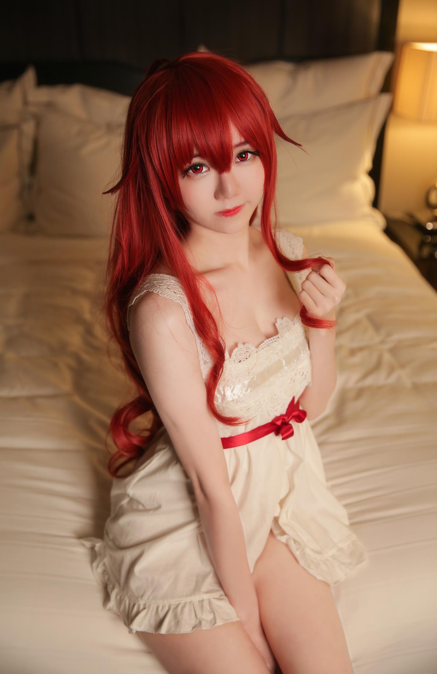 图片[23]-网紅Coser@马来西亚妹纸@Sally Dorasnow  Eris Greyrat-Sleepwear[25P] – 速更版-美库