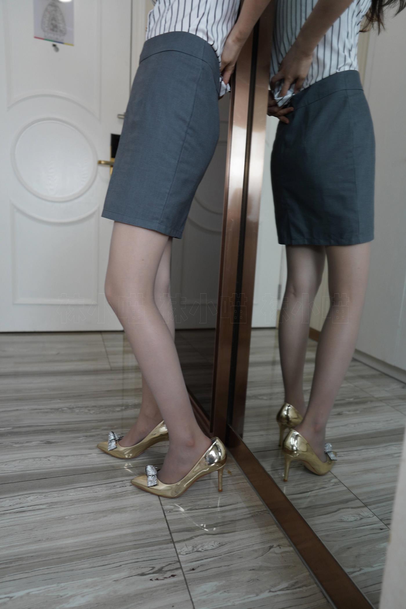 图片[66]-[KittyWawa袜小喵] KT308《照镜子》[75P] – 速更版-美库