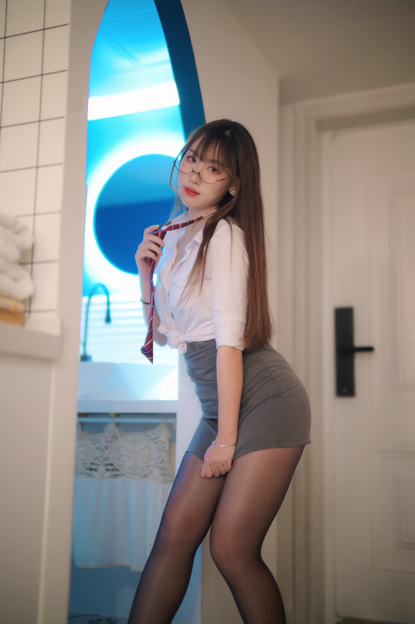 图片[11]-陶可爱  – 制服诱惑[58P] – 速更版-美库