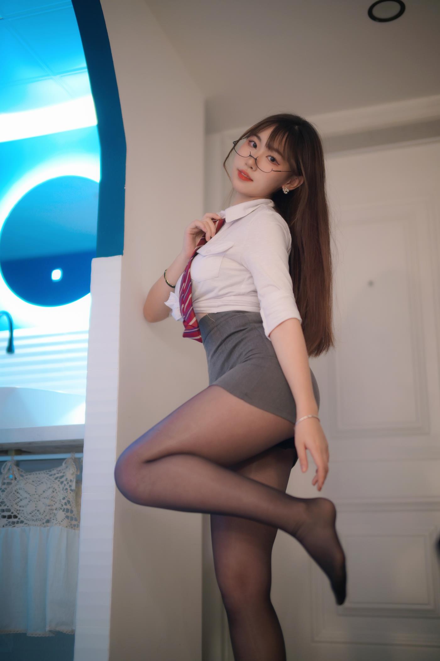 图片[41]-陶可爱  – 制服诱惑[58P] – 速更版-美库