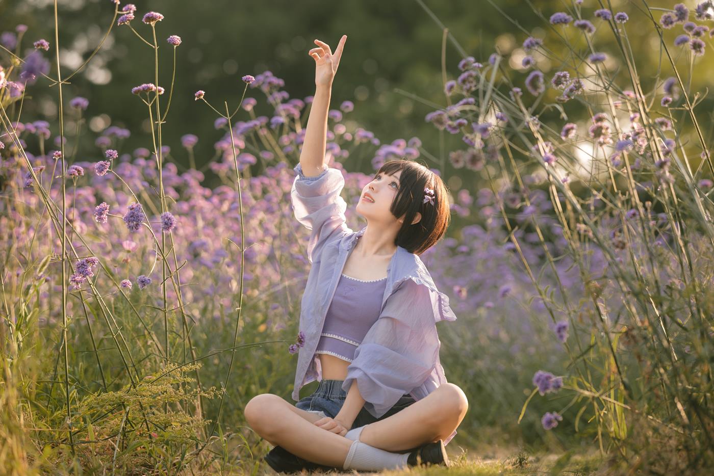 图片[14]-花柒Hana  – 马鞭草[15P] – 速更版-美库