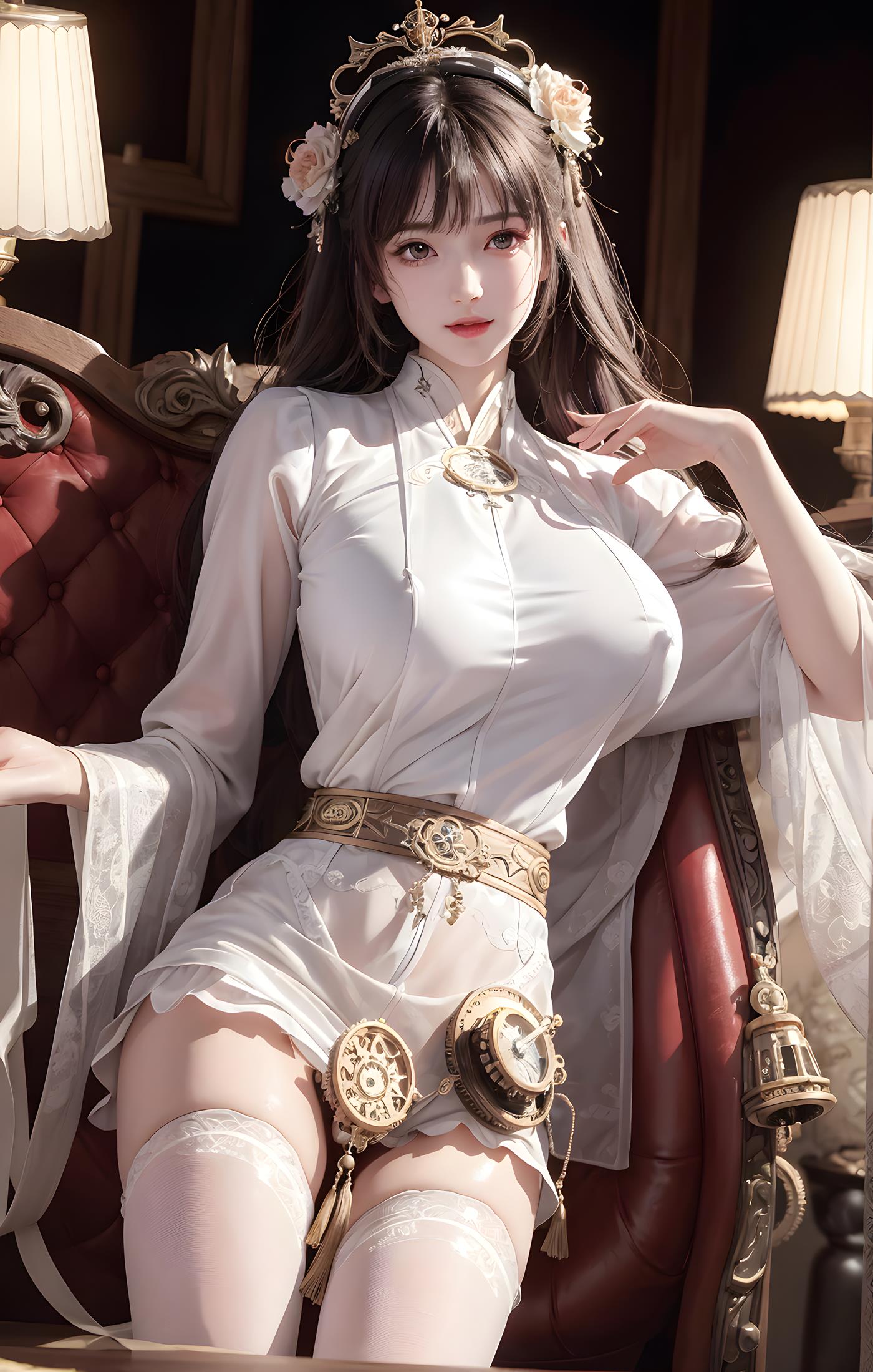 图片[11]-AI绘画 005 高清古风女装图[53P] – 速更版-美库