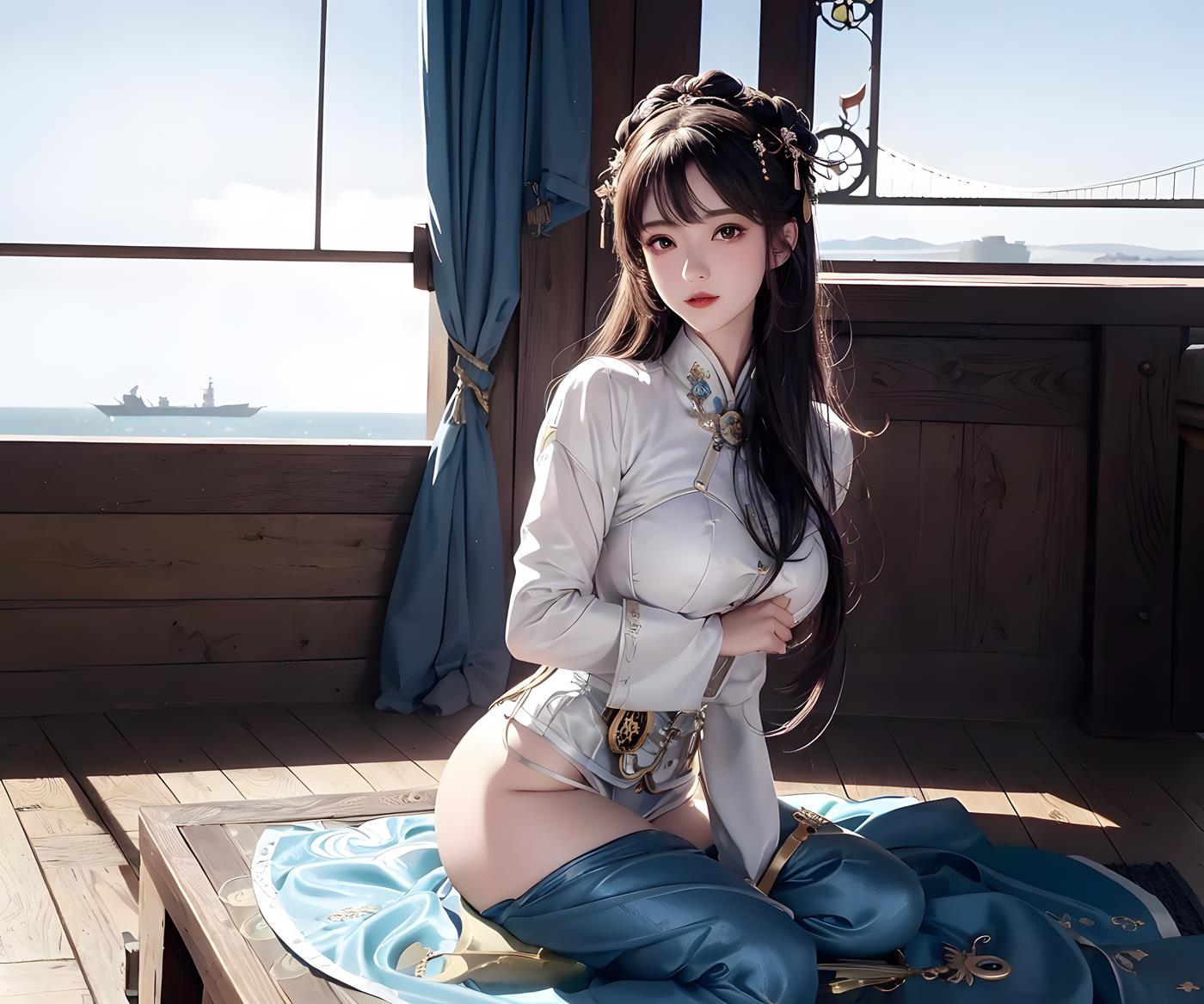 图片[12]-AI绘画 005 高清古风女装图[53P] – 速更版-美库