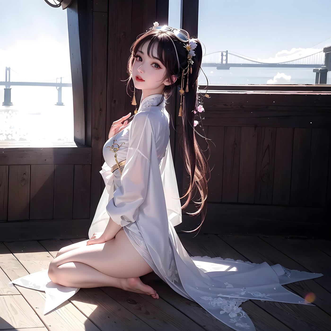 图片[13]-AI绘画 005 高清古风女装图[53P] – 速更版-美库