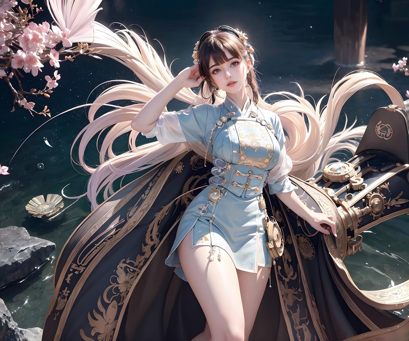 图片[14]-AI绘画 005 高清古风女装图[53P] – 速更版-美库