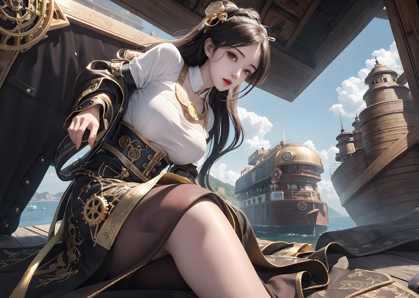 图片[19]-AI绘画 005 高清古风女装图[53P] – 速更版-美库