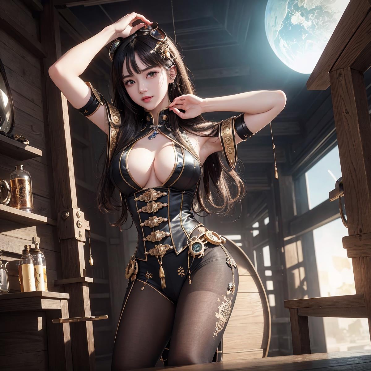 图片[21]-AI绘画 005 高清古风女装图[53P] – 速更版-美库