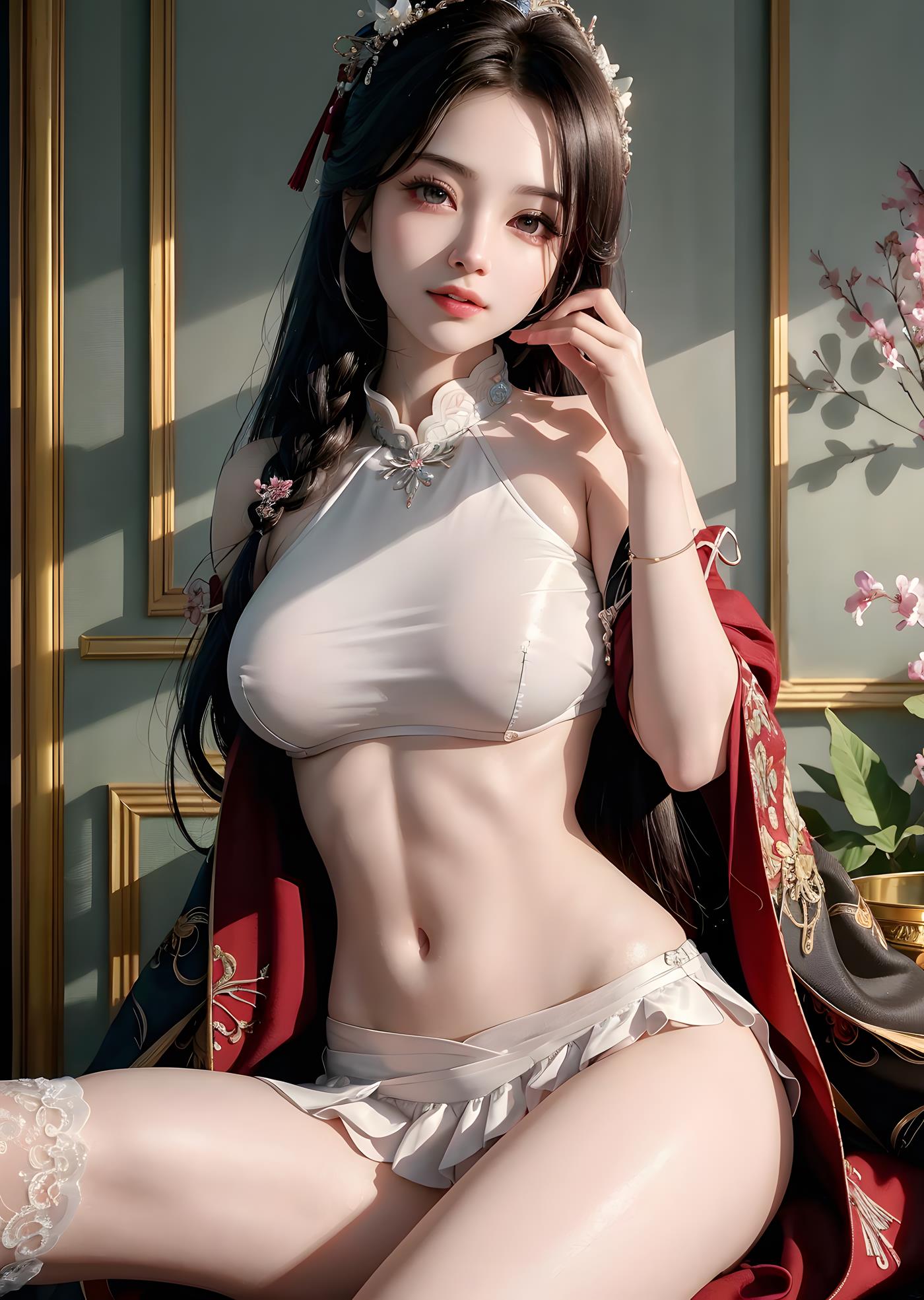 图片[26]-AI绘画 005 高清古风女装图[53P] – 速更版-美库