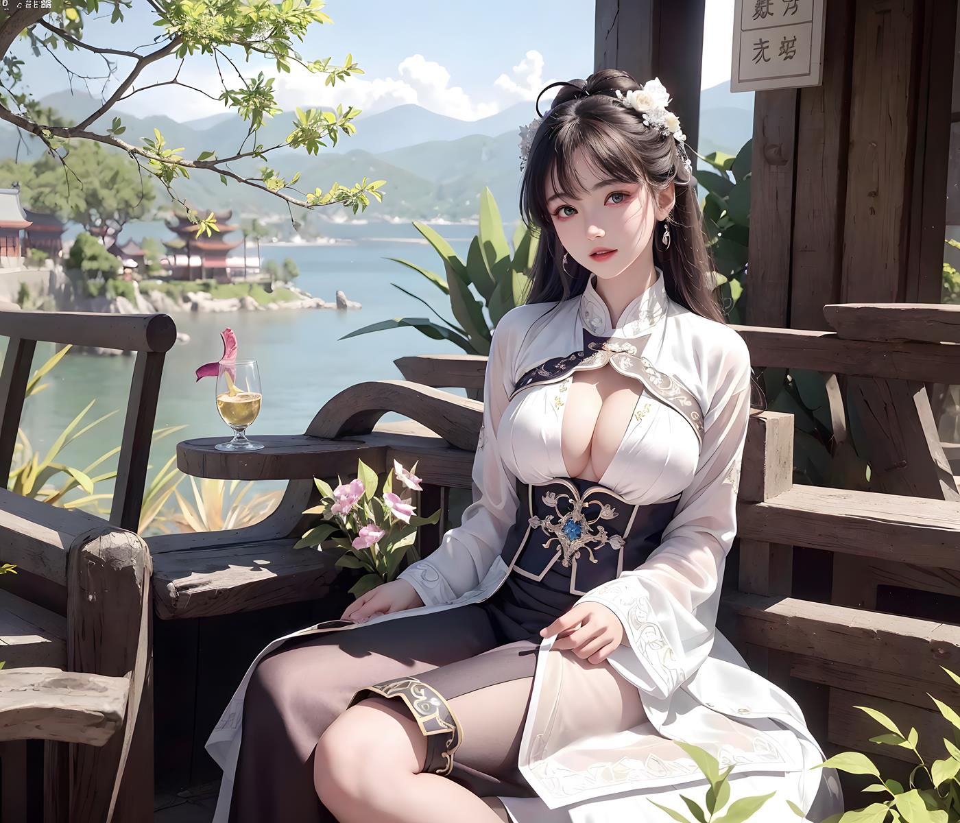 图片[28]-AI绘画 005 高清古风女装图[53P] – 速更版-美库