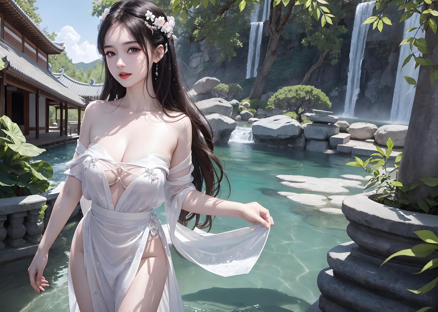 图片[29]-AI绘画 005 高清古风女装图[53P] – 速更版-美库