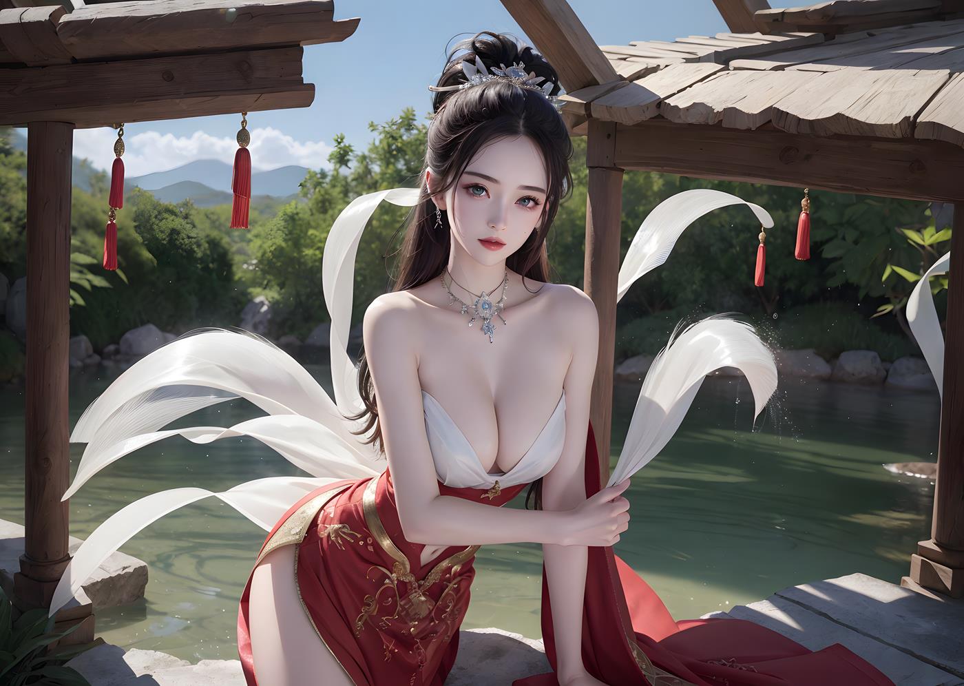 图片[31]-AI绘画 005 高清古风女装图[53P] – 速更版-美库