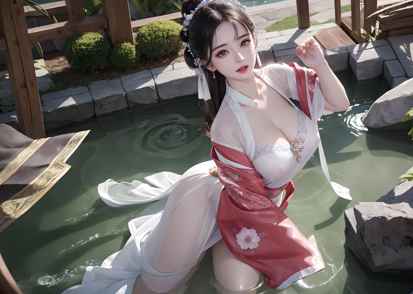 图片[32]-AI绘画 005 高清古风女装图[53P] – 速更版-美库