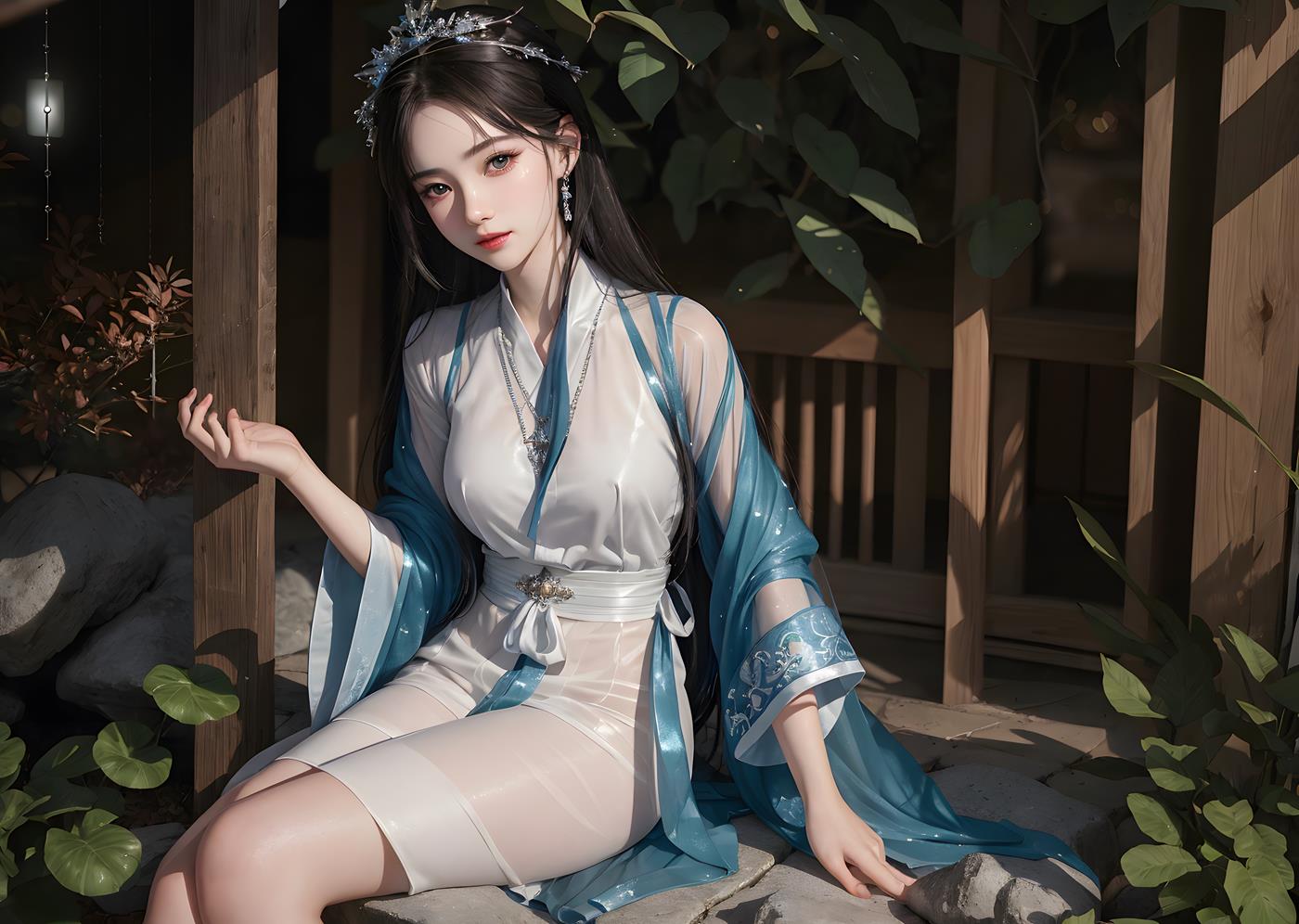 图片[35]-AI绘画 005 高清古风女装图[53P] – 速更版-美库