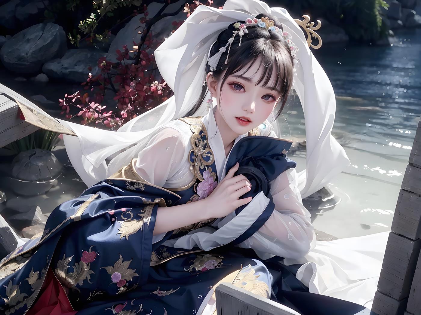 图片[47]-AI绘画 005 高清古风女装图[53P] – 速更版-美库