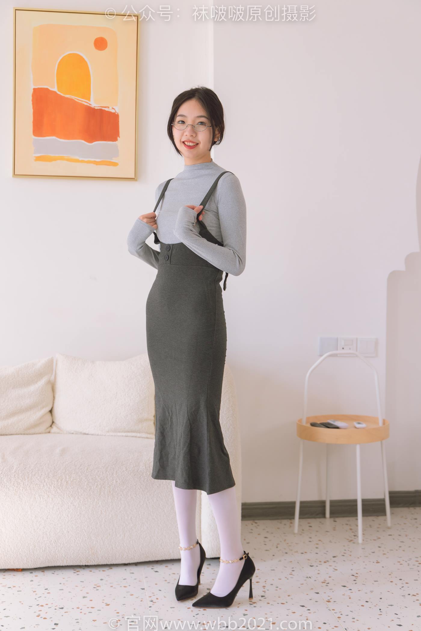 图片[10]-[BoBoSocks袜啵啵]NO.242 小甜豆-高跟鞋、厚白丝[140P] – 速更版-美库